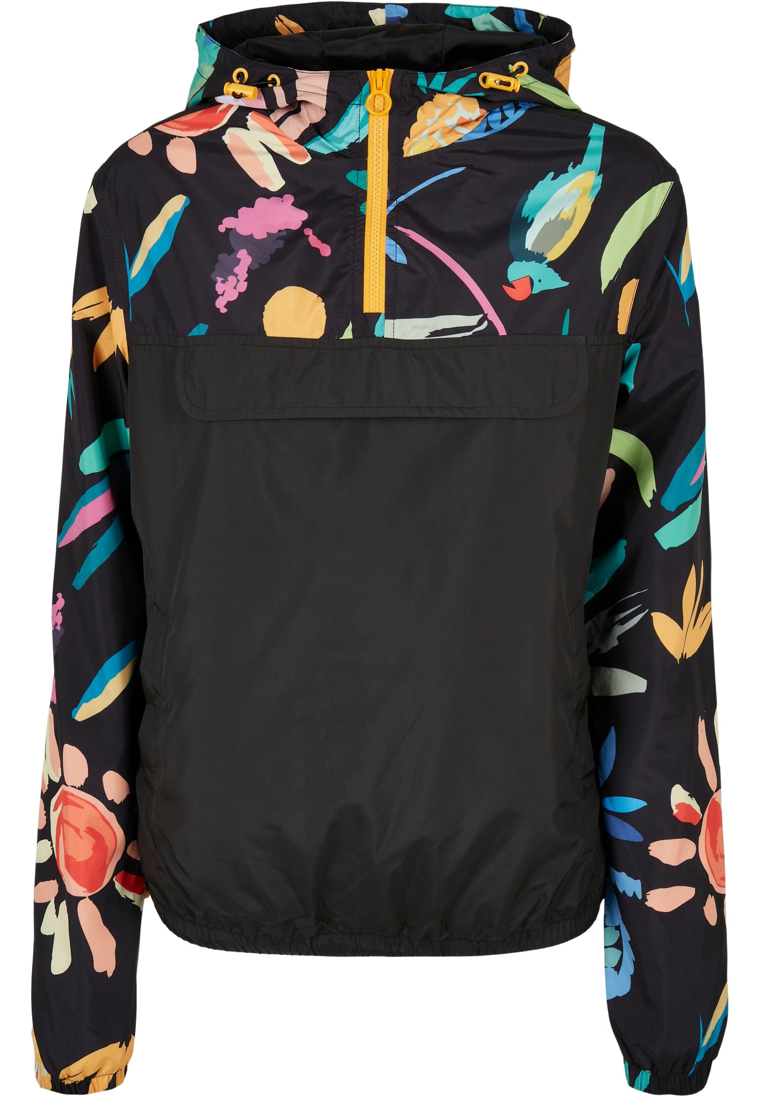 Ladies Mixed Pull Over Jacket | blackfruity