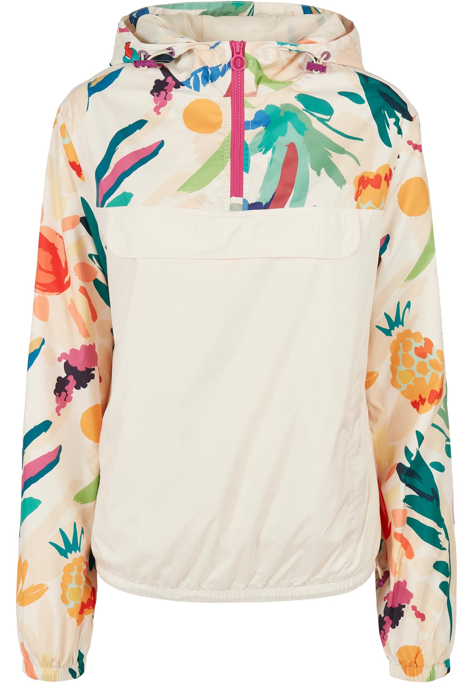 Ladies Mixed Pull Over Jacket | whitesandfruity