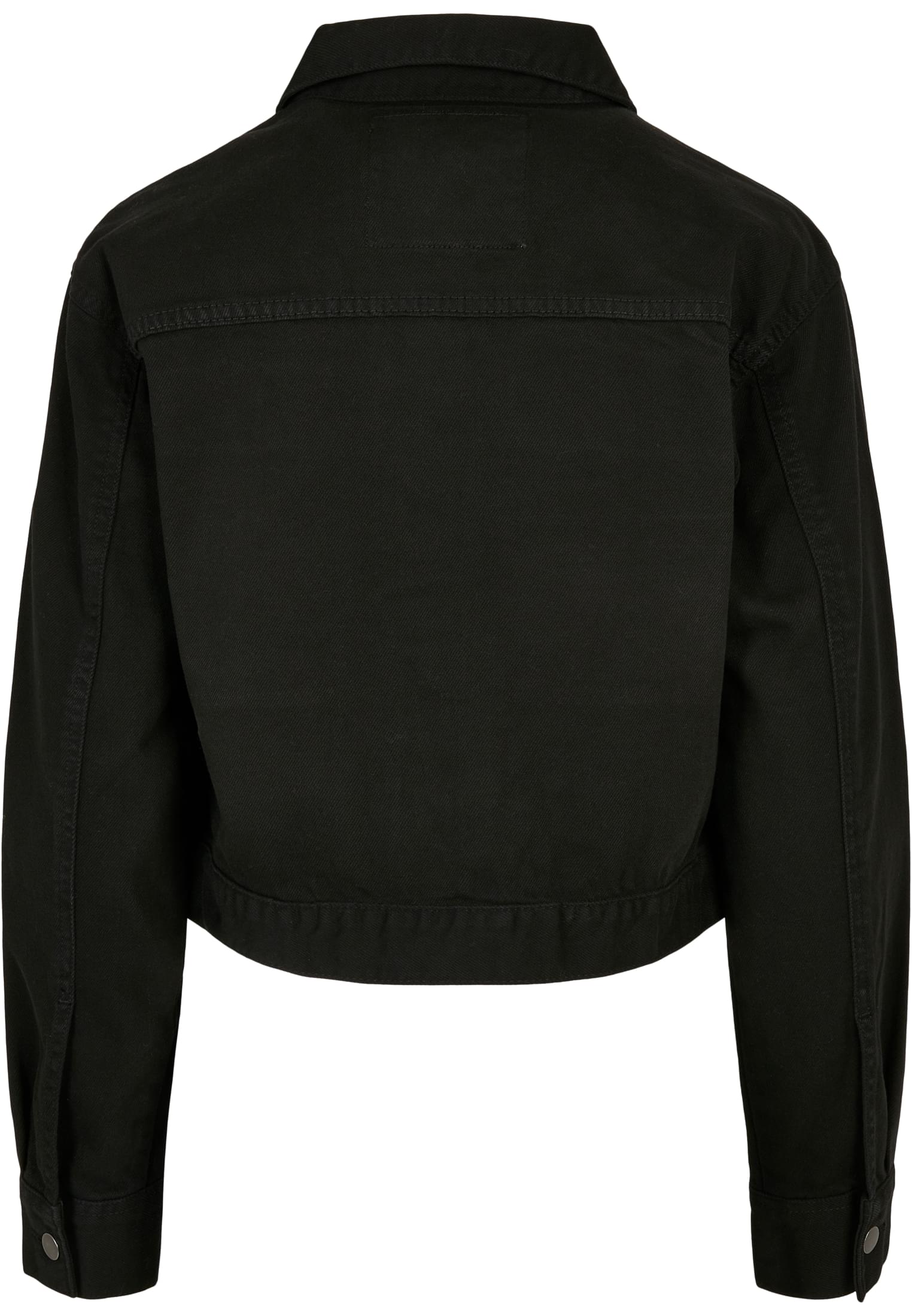 Ladies Short Boxy Worker Jacket | black