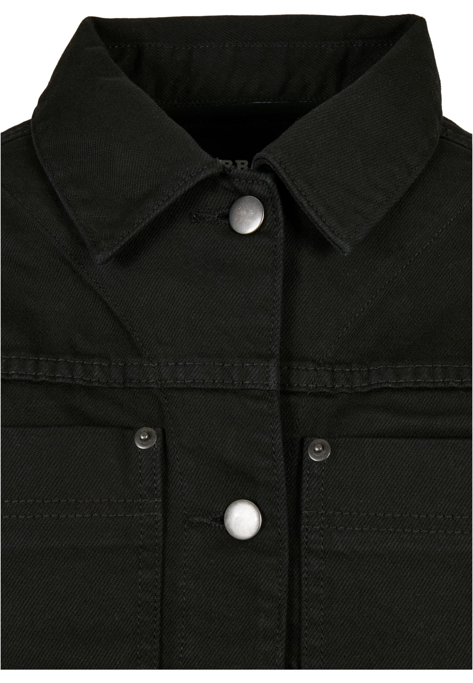 Ladies Short Boxy Worker Jacket | black