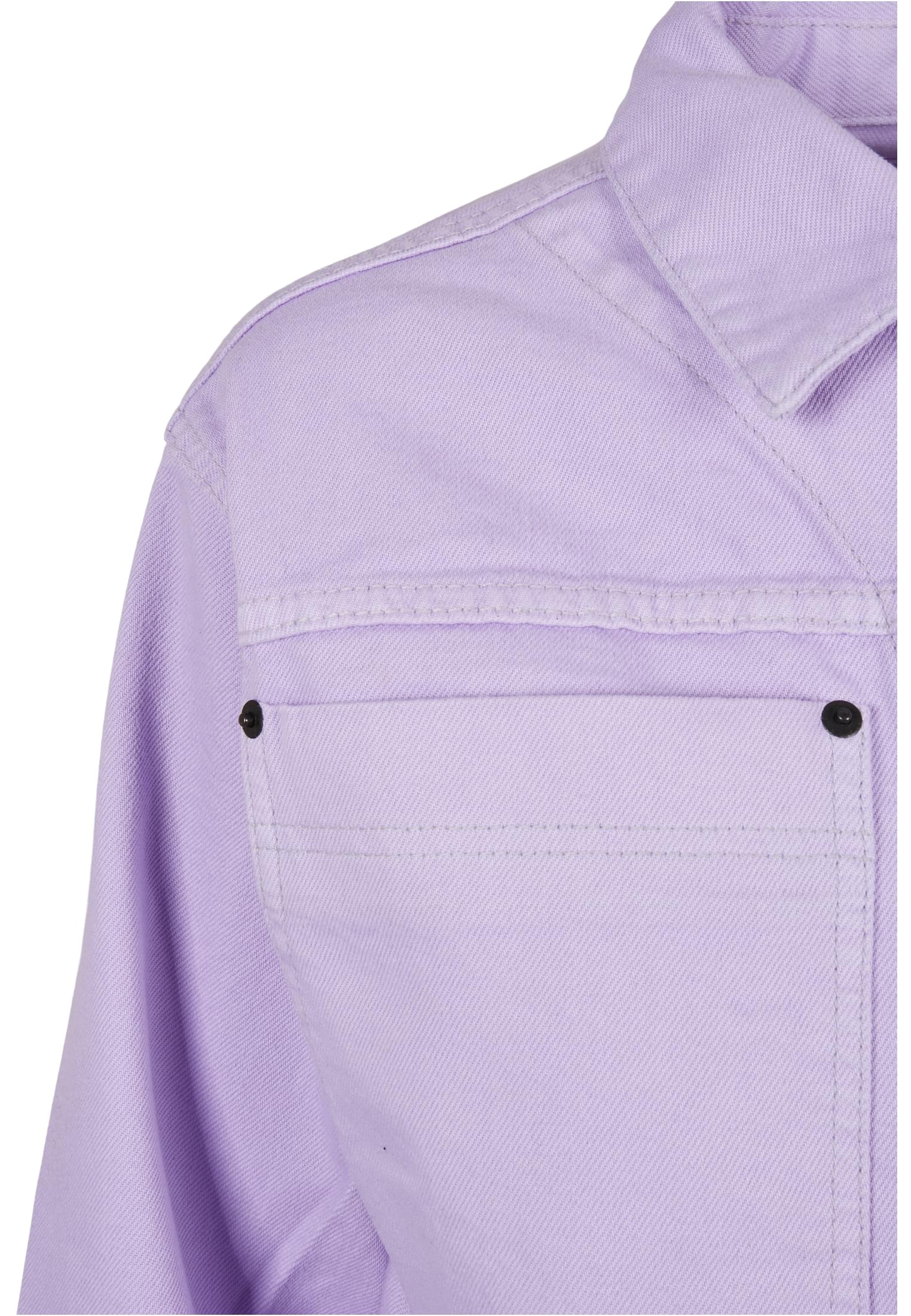 Ladies Short Boxy Worker Jacket | lilac