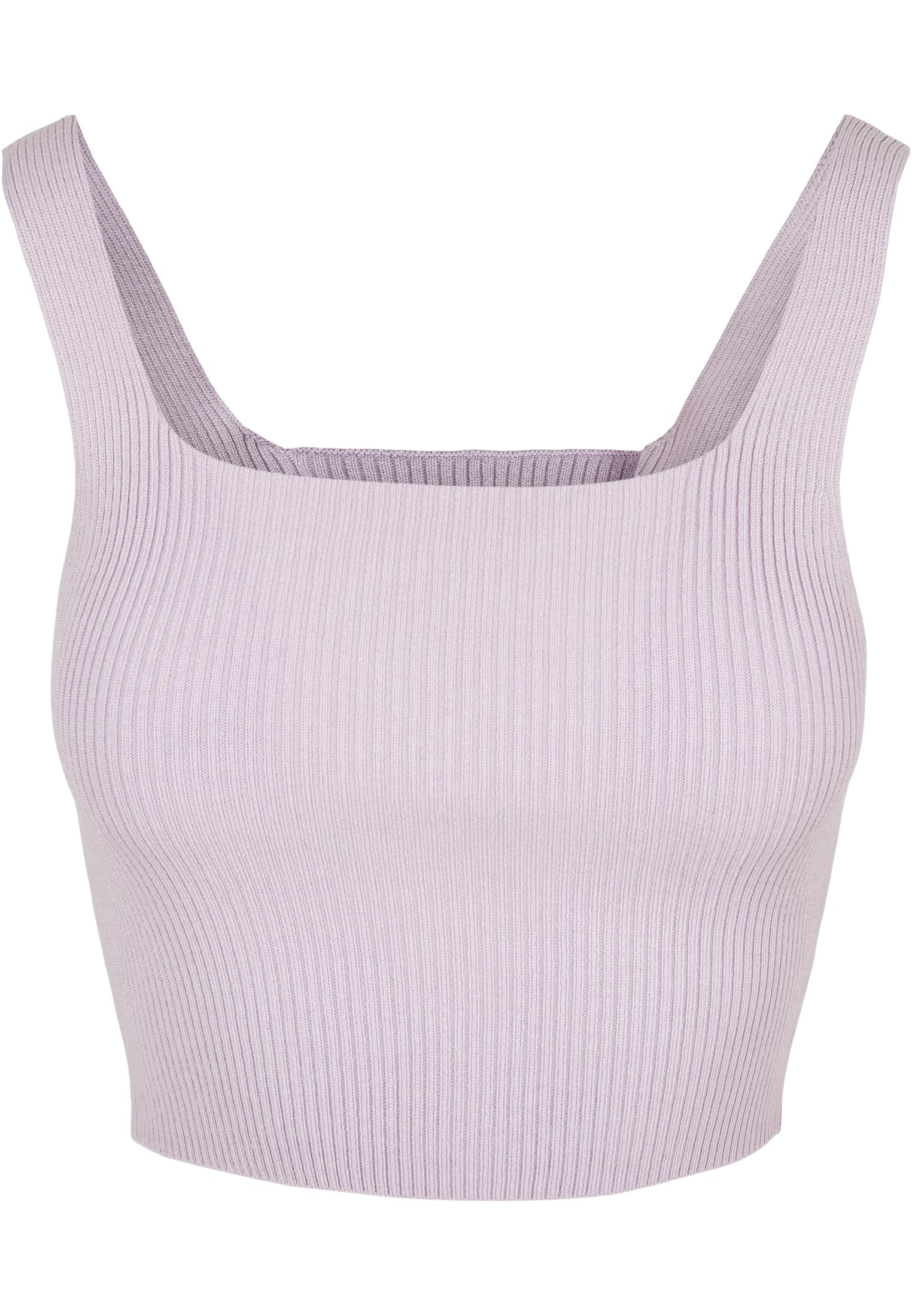 Ladies Cropped Knit Top | lilac