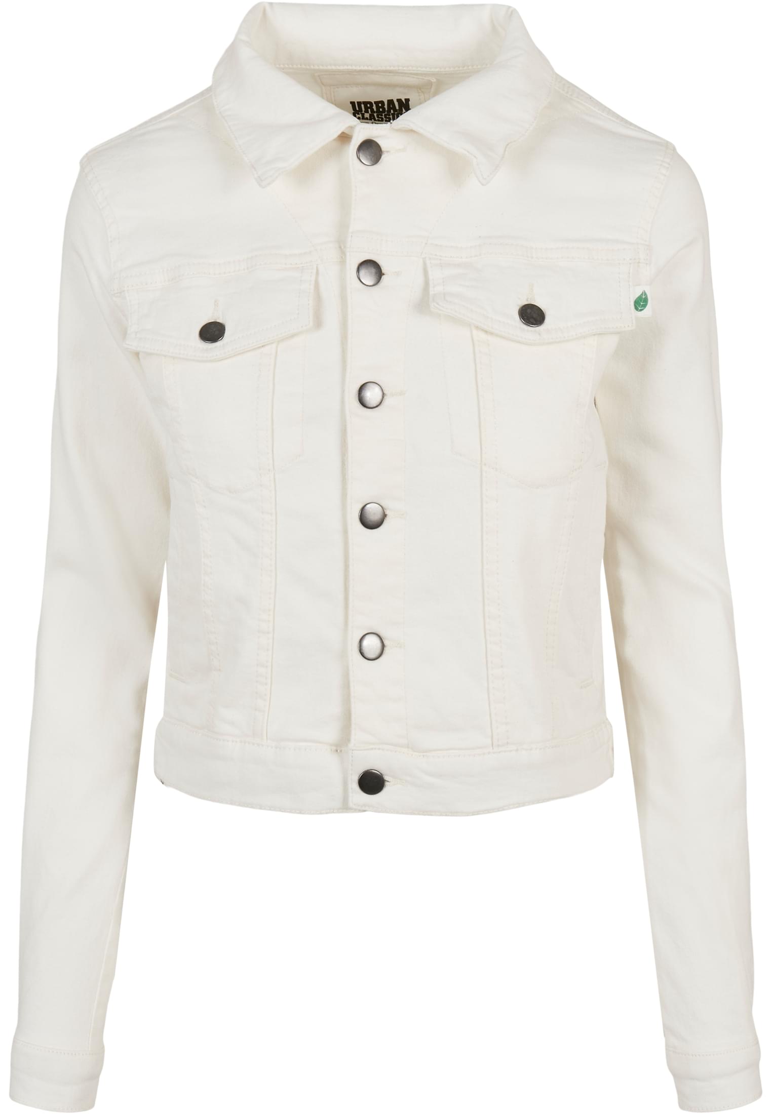 Ladies Organic Denim Jacket | offwhite raw