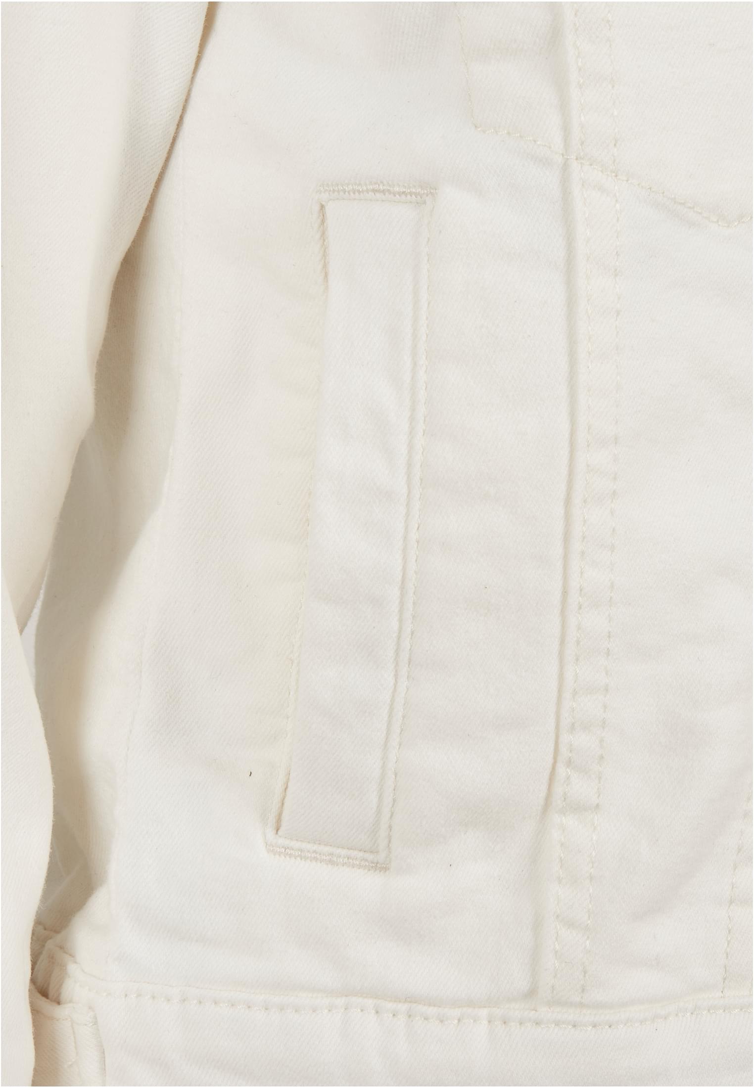 Ladies Organic Denim Jacket | offwhite raw