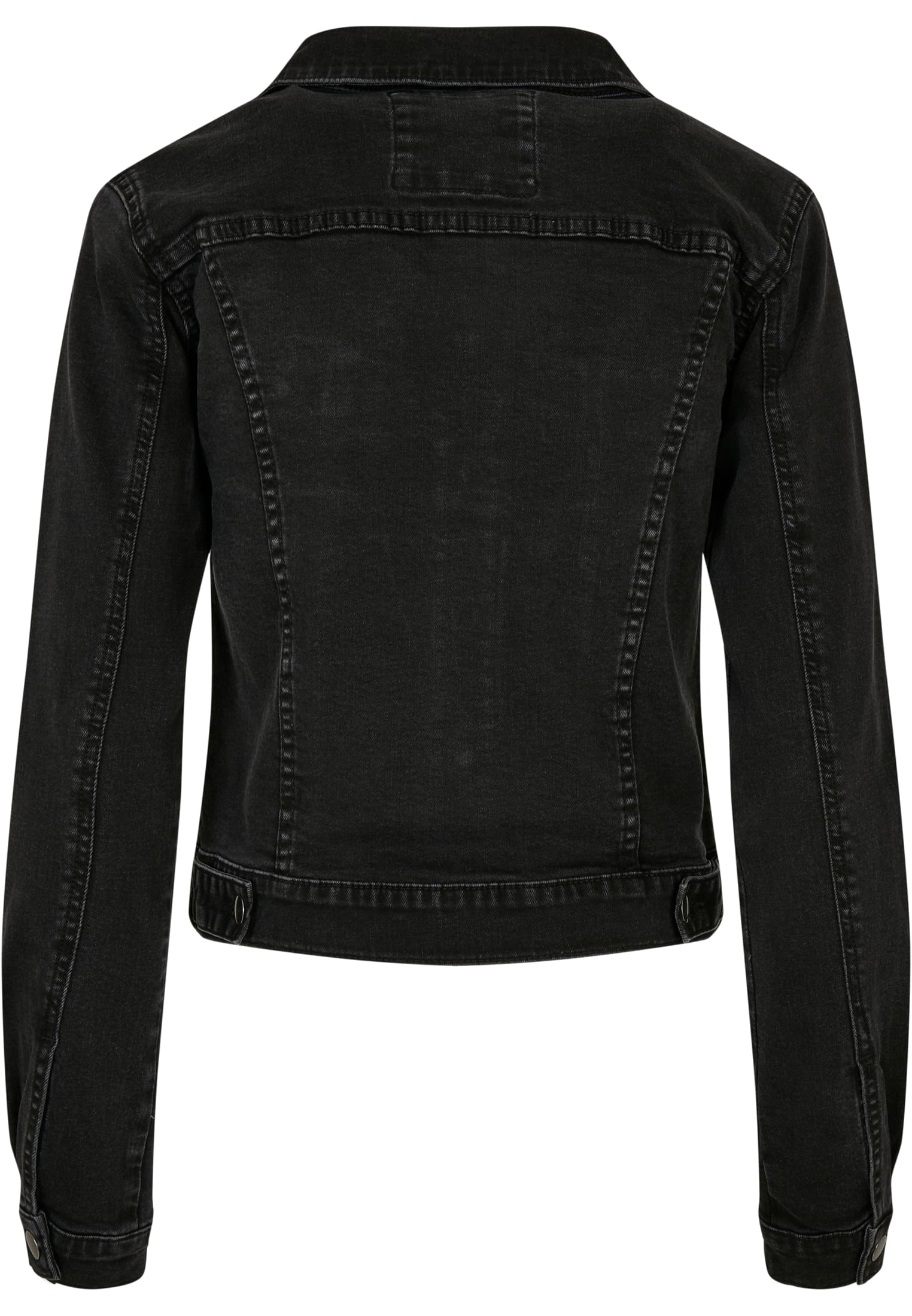 Ladies Organic Denim Jacket | black washed