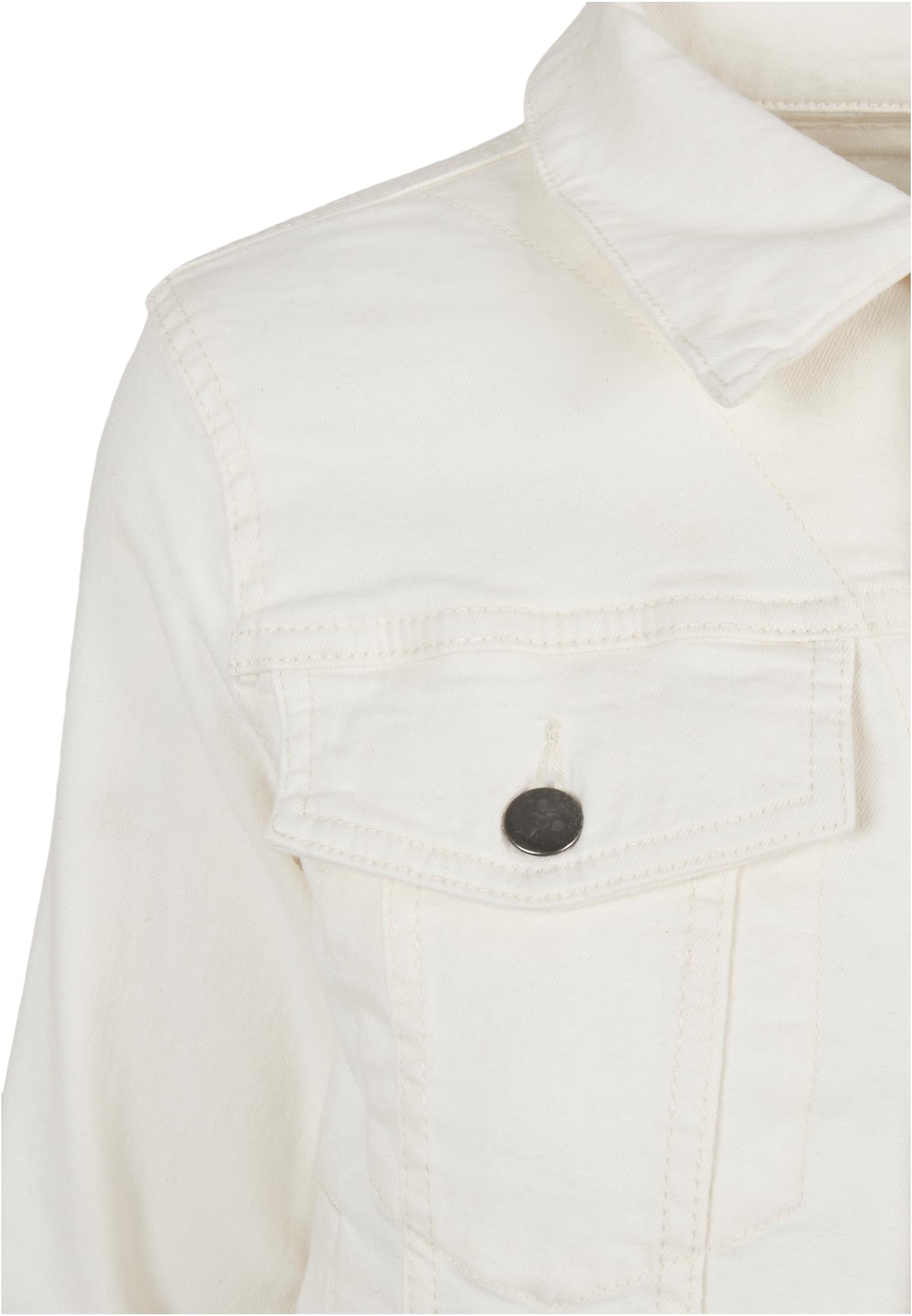 Ladies Organic Denim Jacket | offwhite raw