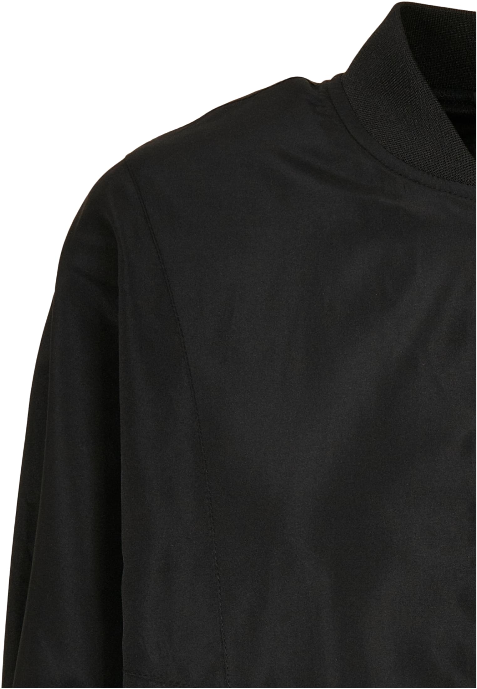 Ladies Recycled Batwing Bomber Jacket | black