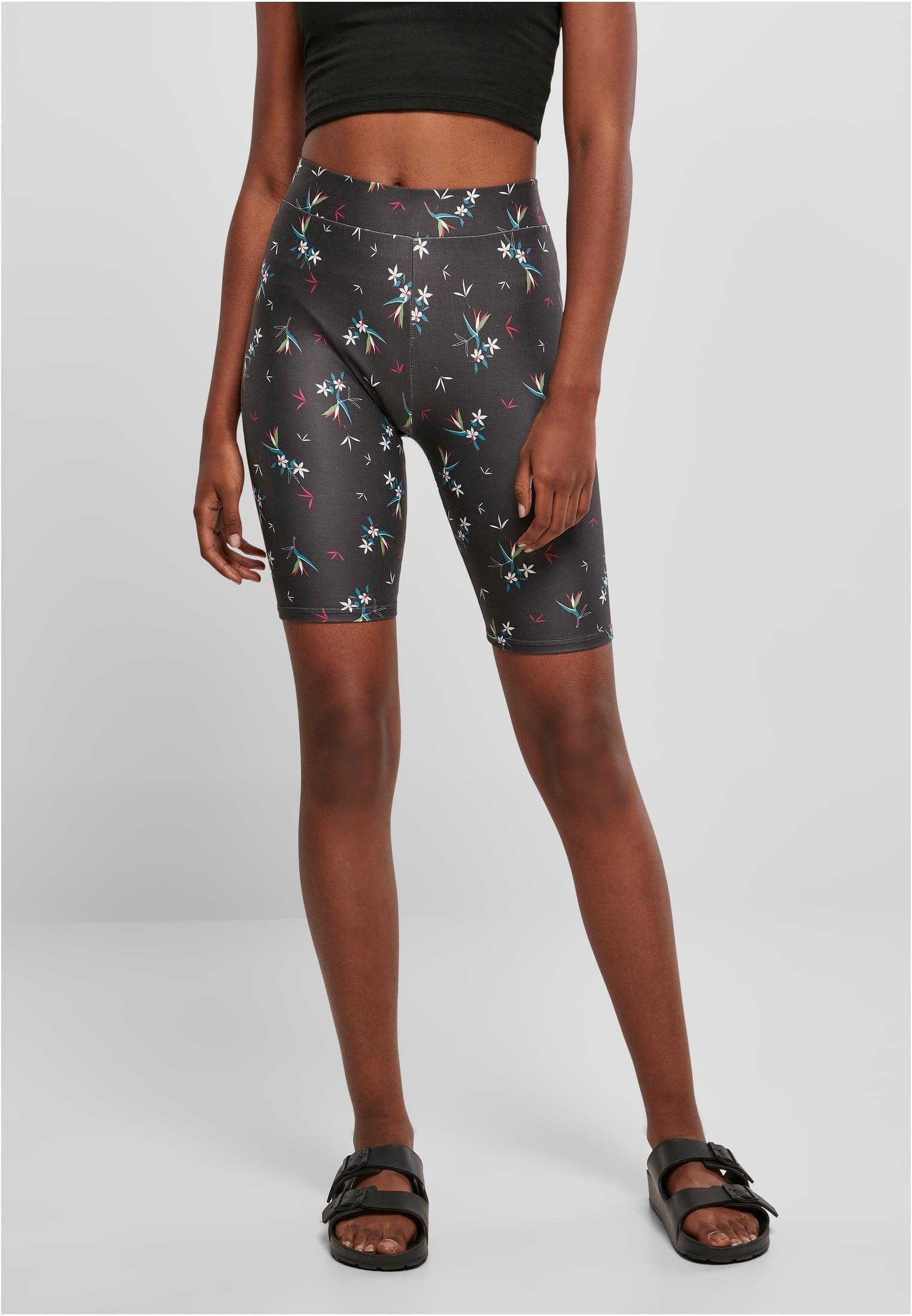 Ladies Soft AOP Cycle Shorts | blackfloret