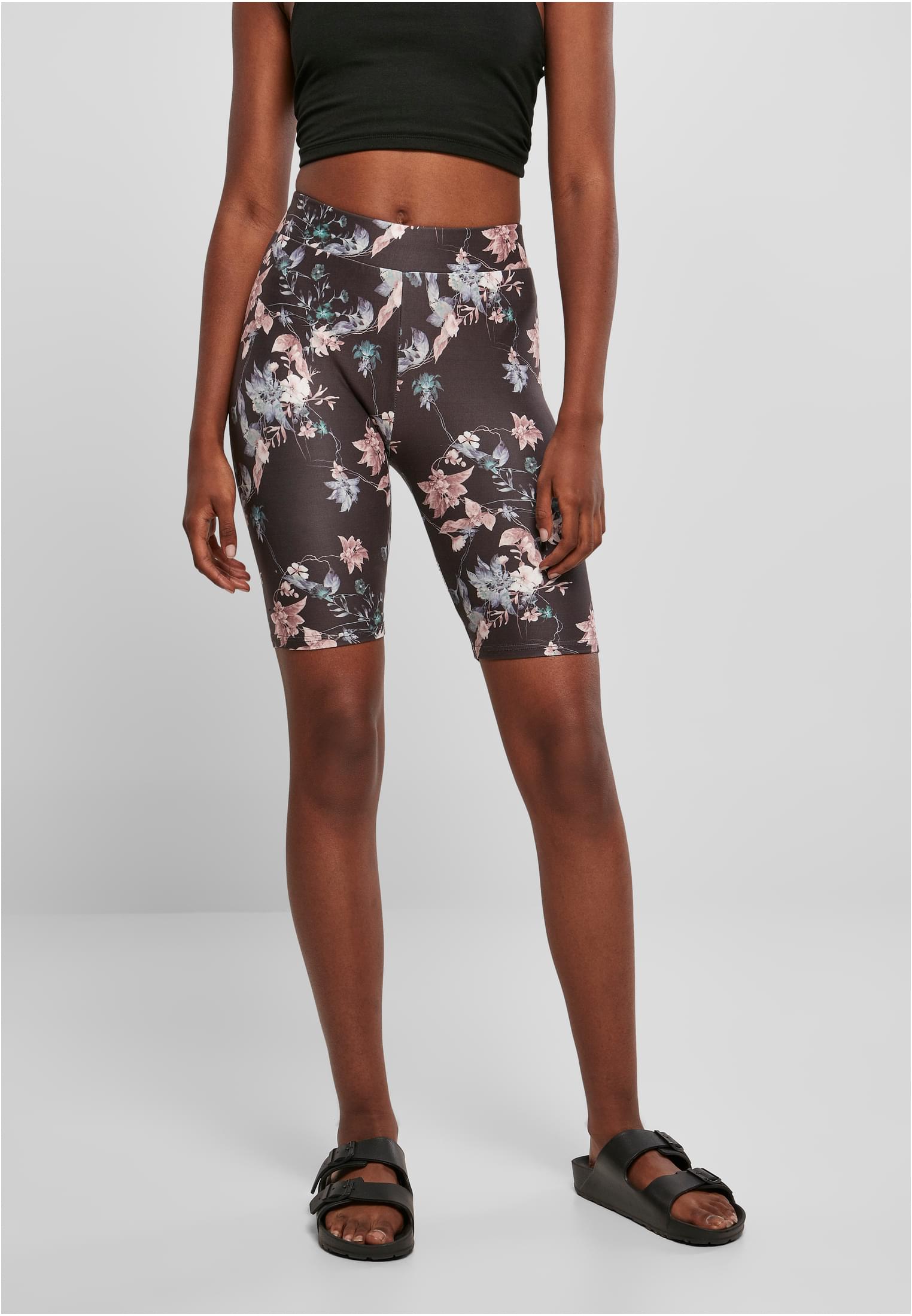 Ladies Soft AOP Cycle Shorts | blacksoftflower