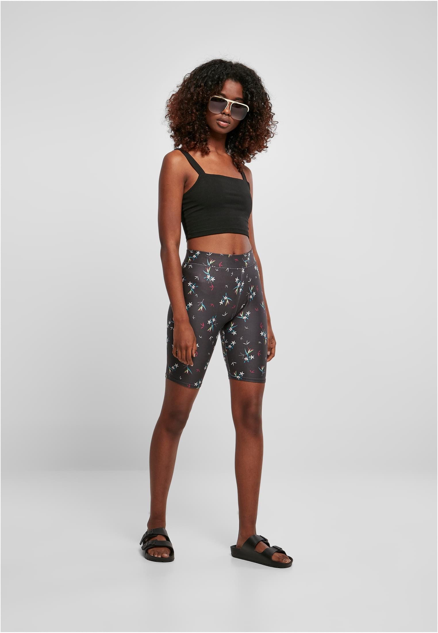 Ladies Soft AOP Cycle Shorts | blackfloret