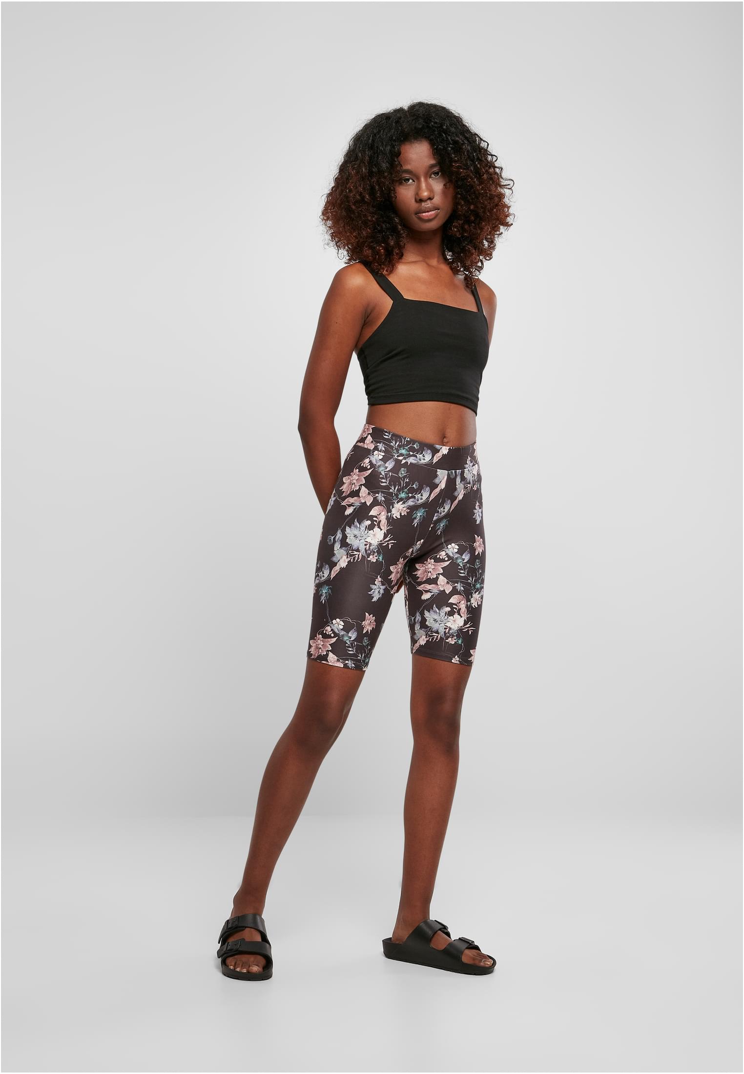 Ladies Soft AOP Cycle Shorts | blacksoftflower