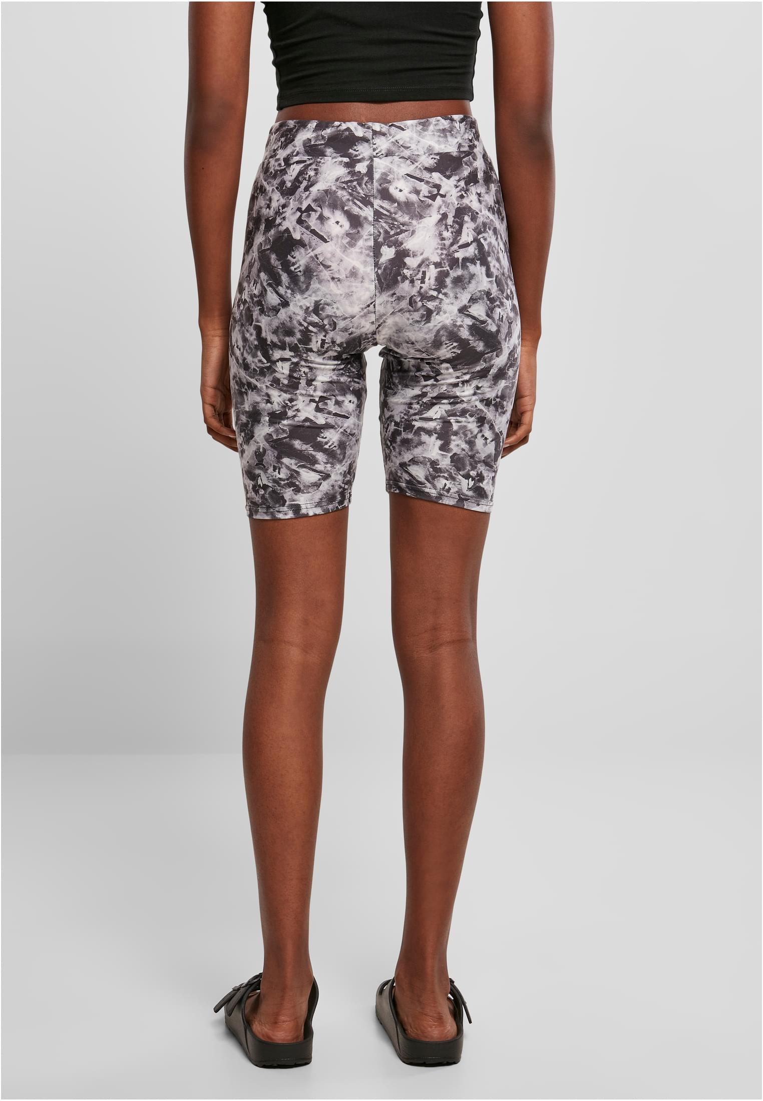 Ladies Soft AOP Cycle Shorts | blackfading