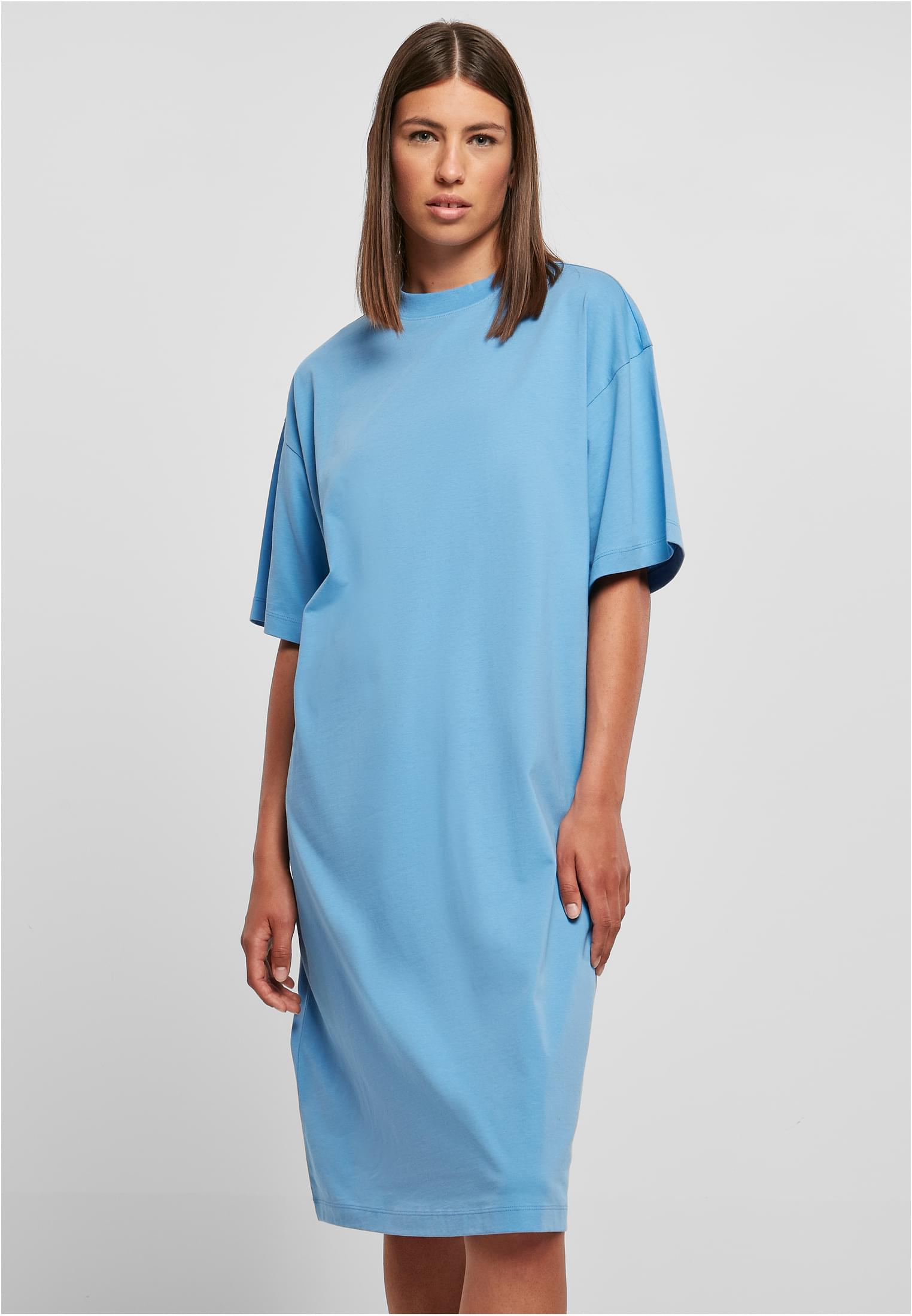 Ladies Organic Long Oversized Tee Dress | horizonblue