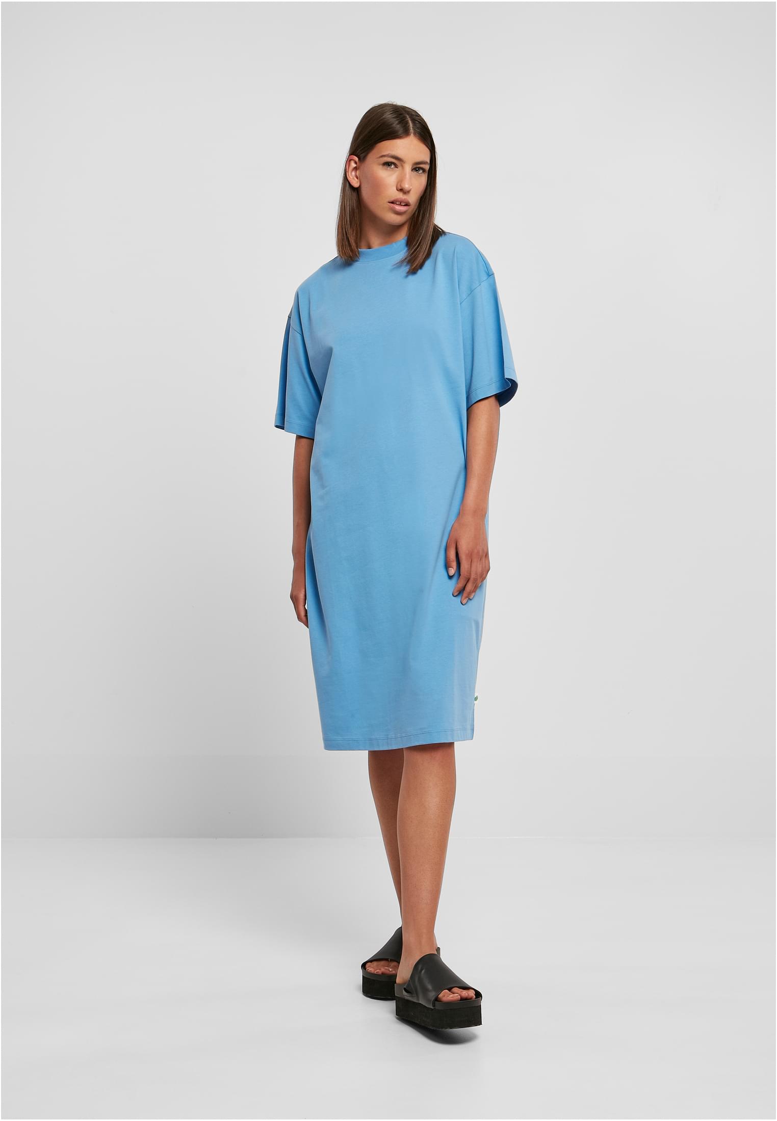 Ladies Organic Long Oversized Tee Dress | horizonblue