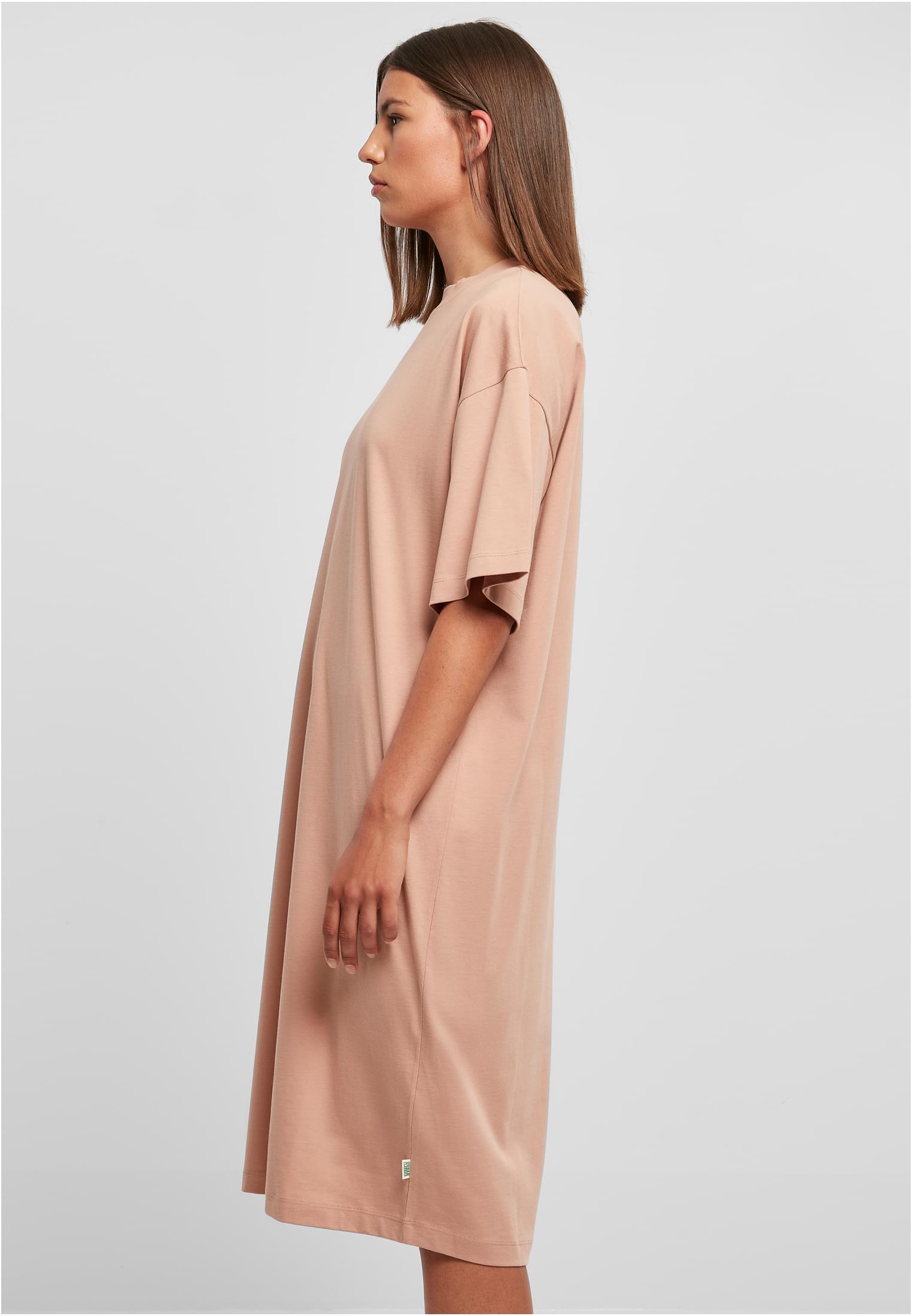 Ladies Organic Long Oversized Tee Dress | amber