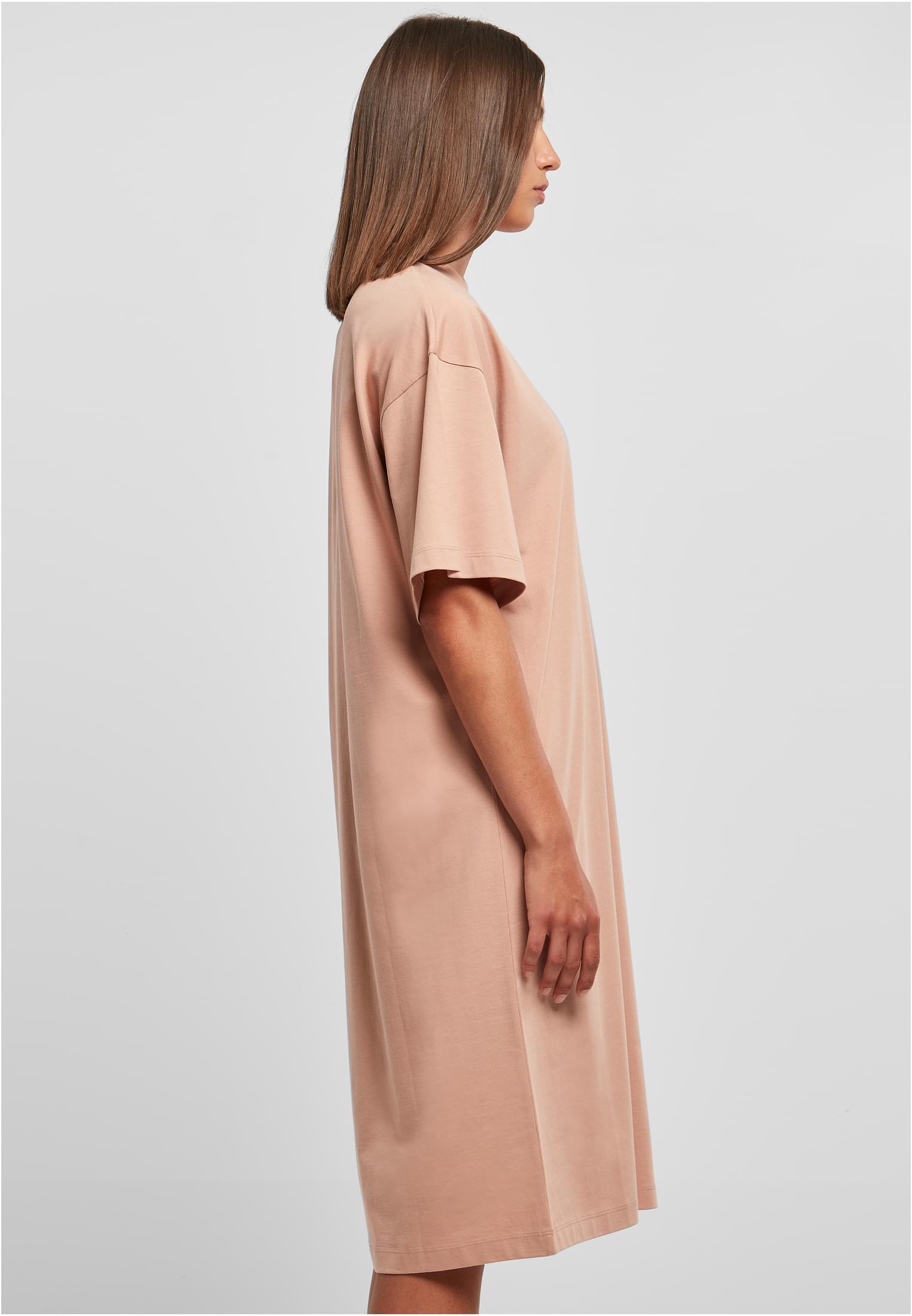 Ladies Organic Long Oversized Tee Dress | amber