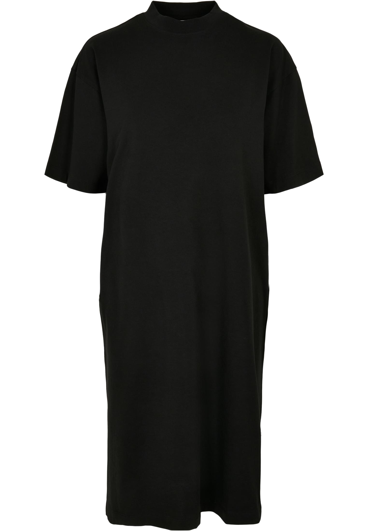 Ladies Organic Long Oversized Tee Dress | black