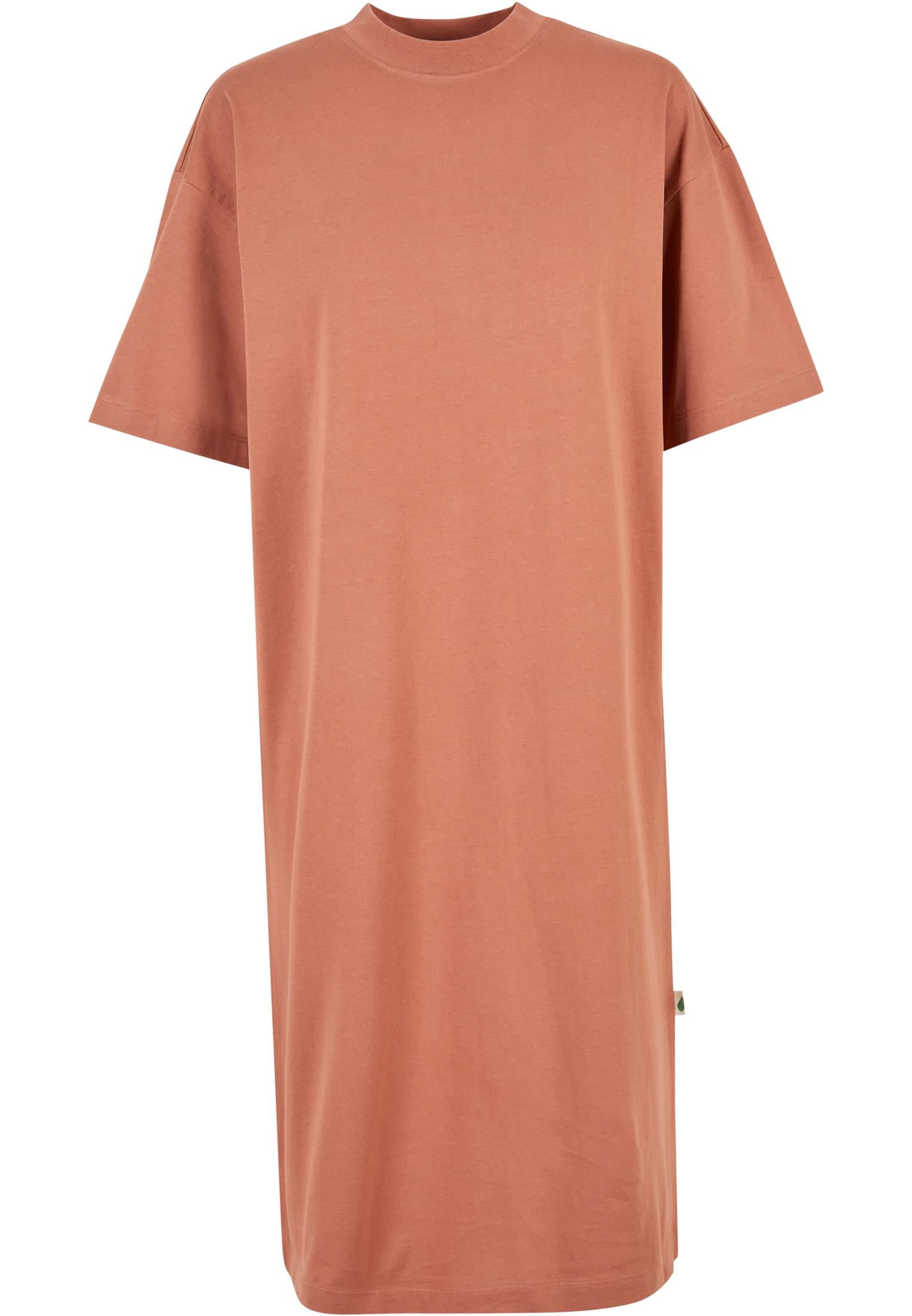 Ladies Organic Long Oversized Tee Dress | terracotta