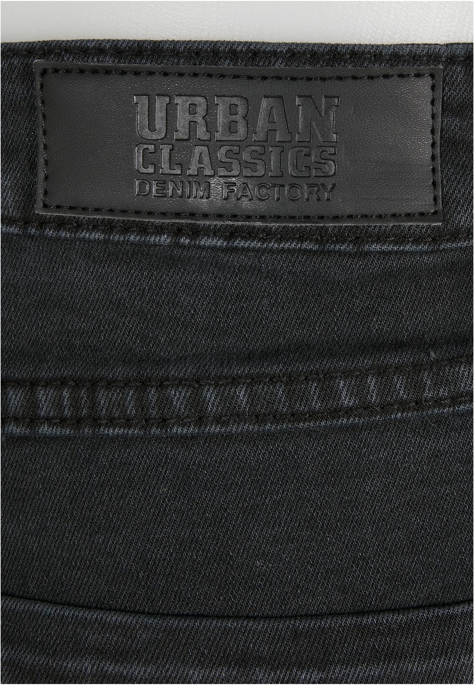 Ladies Organic Stretch Denim 5 Pocket Shorts | black washed