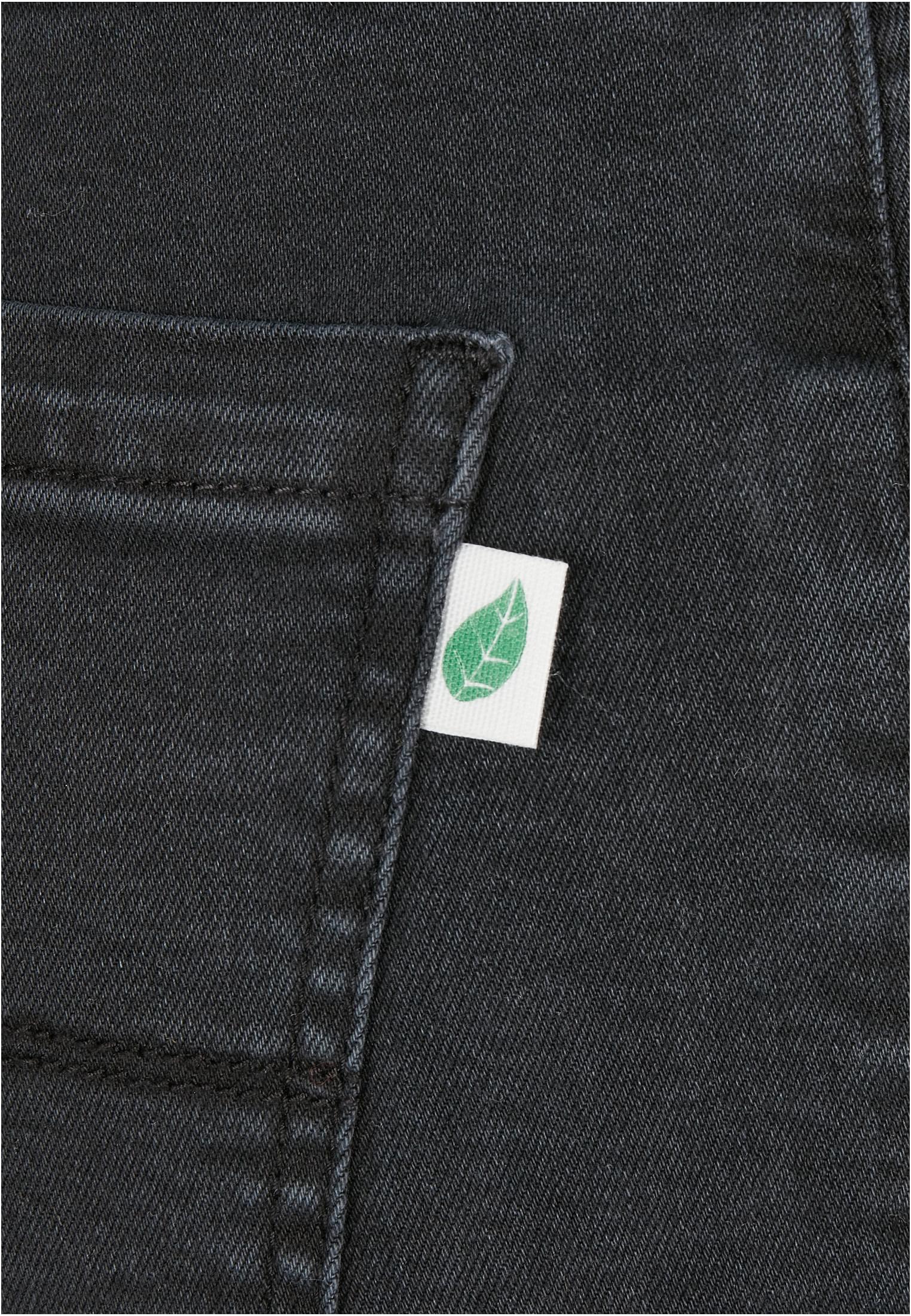 Ladies Organic Stretch Denim 5 Pocket Shorts | black washed