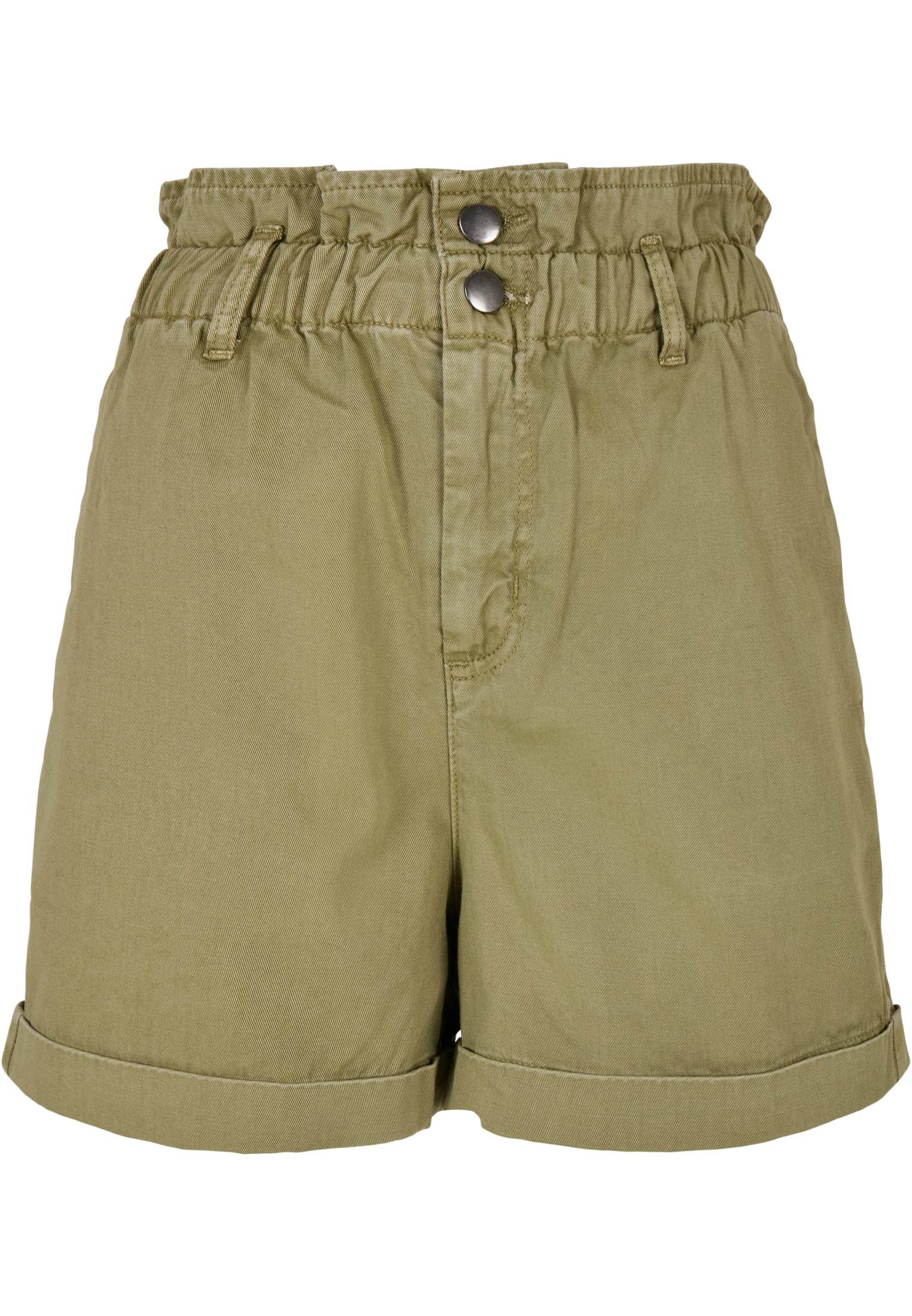 Ladies Paperbag Shorts | khaki