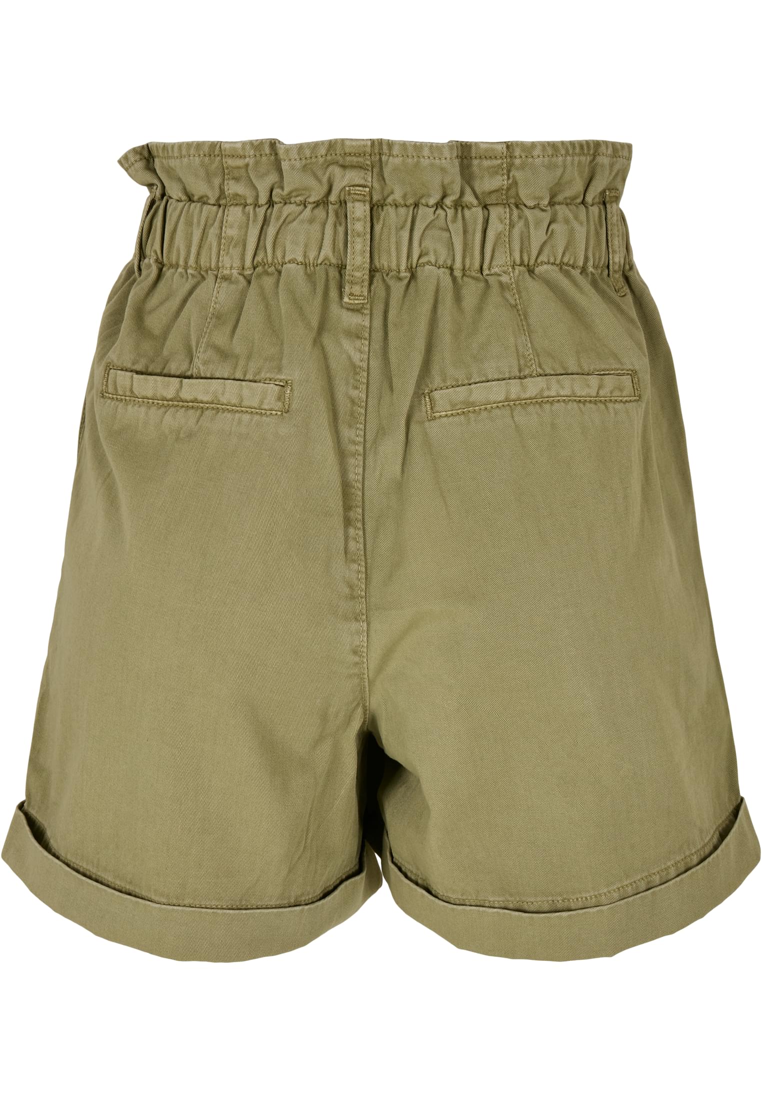 Ladies Paperbag Shorts | khaki