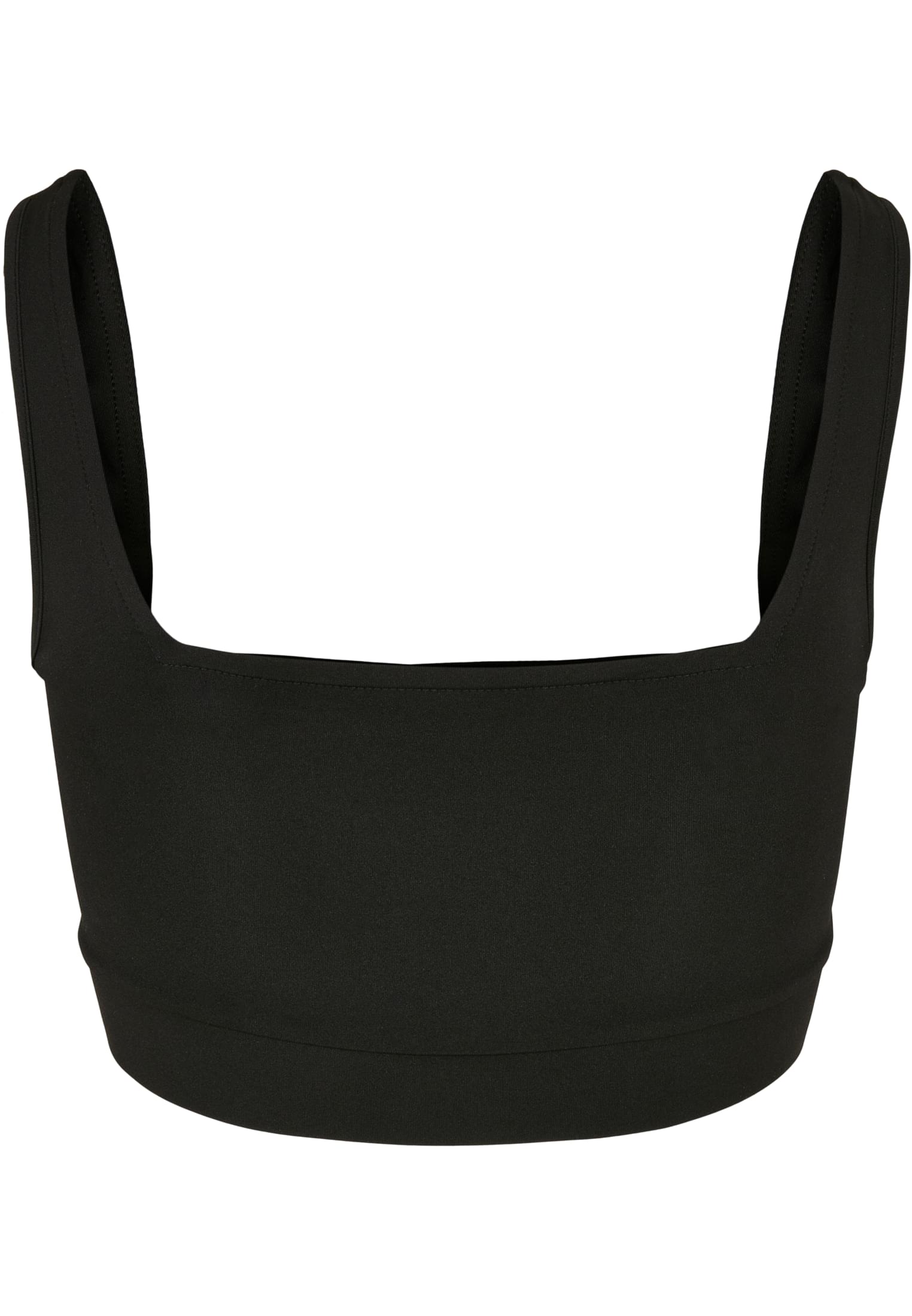 Ladies Recycled Squared Sports Bra | black