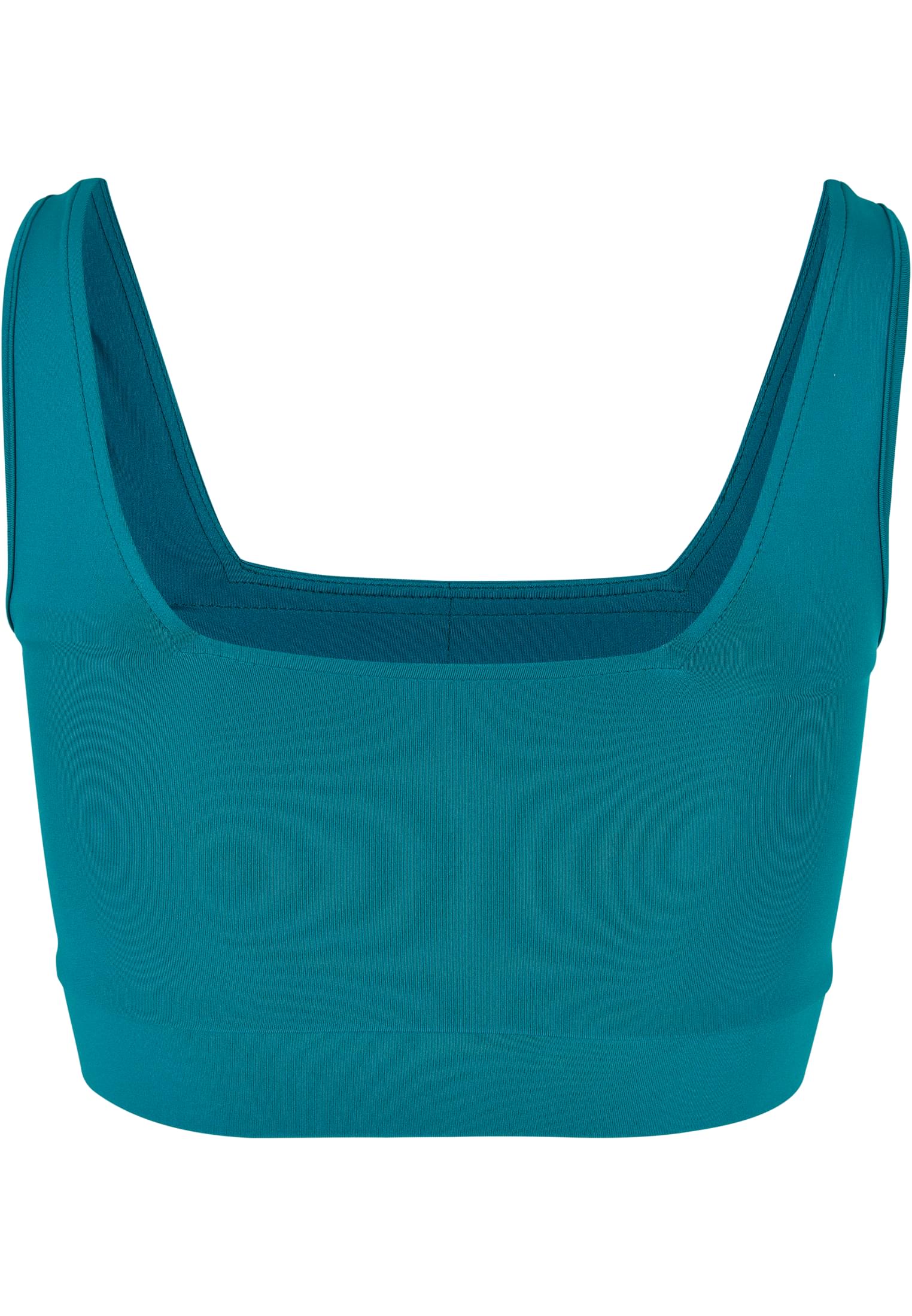 Ladies Recycled Squared Sports Bra | watergreen