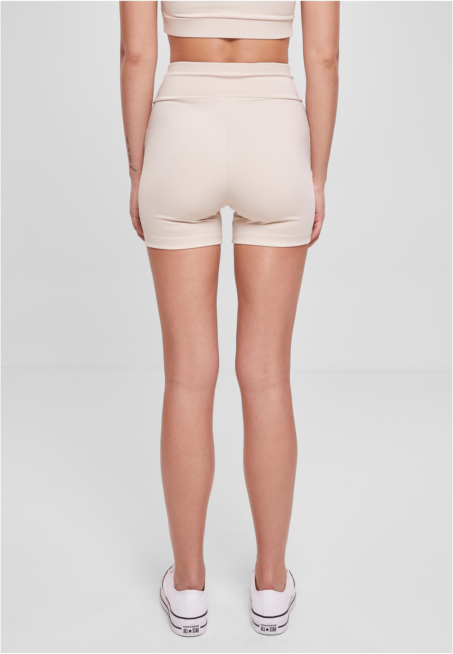 Ladies Recycled High Waist Cycle Hot Pants | softseagrass