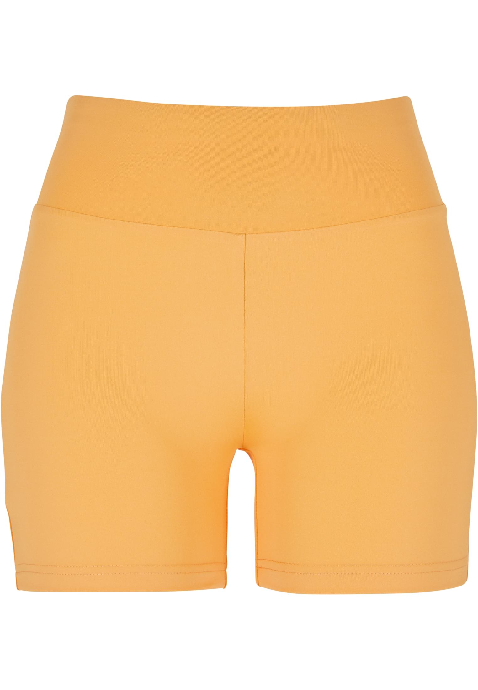 Ladies Recycled High Waist Cycle Hot Pants | paleorange