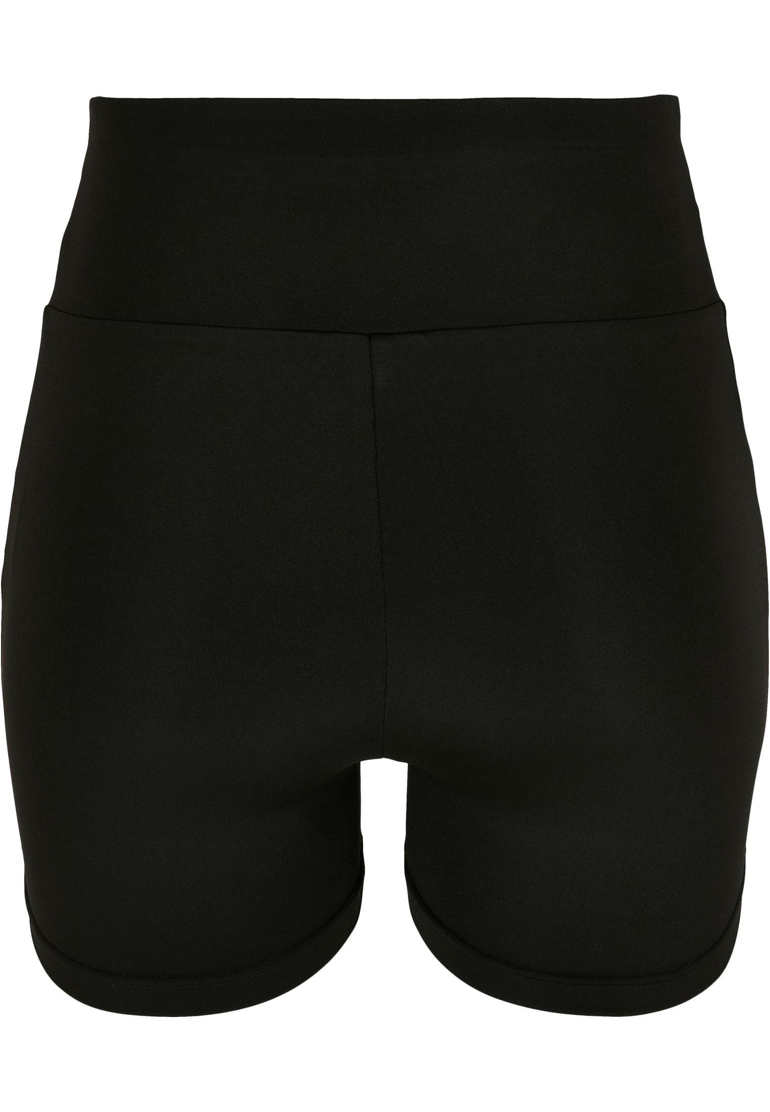 Ladies Recycled High Waist Cycle Hot Pants | black