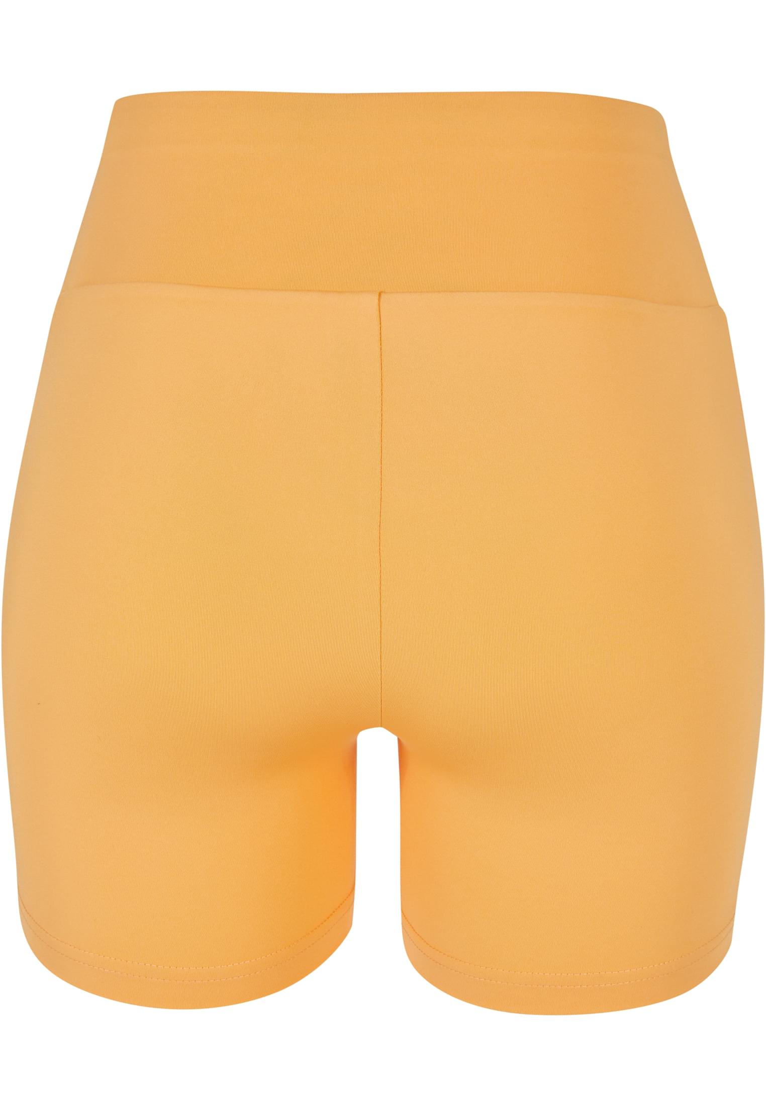 Ladies Recycled High Waist Cycle Hot Pants | paleorange