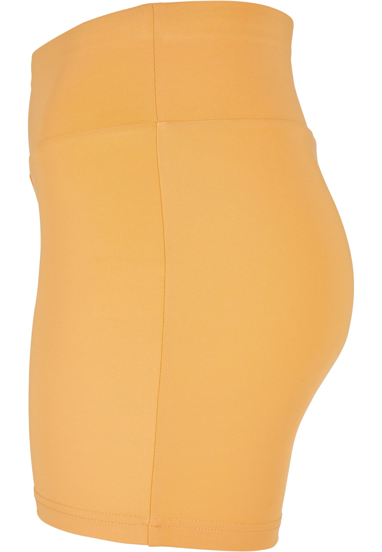 Ladies Recycled High Waist Cycle Hot Pants | paleorange