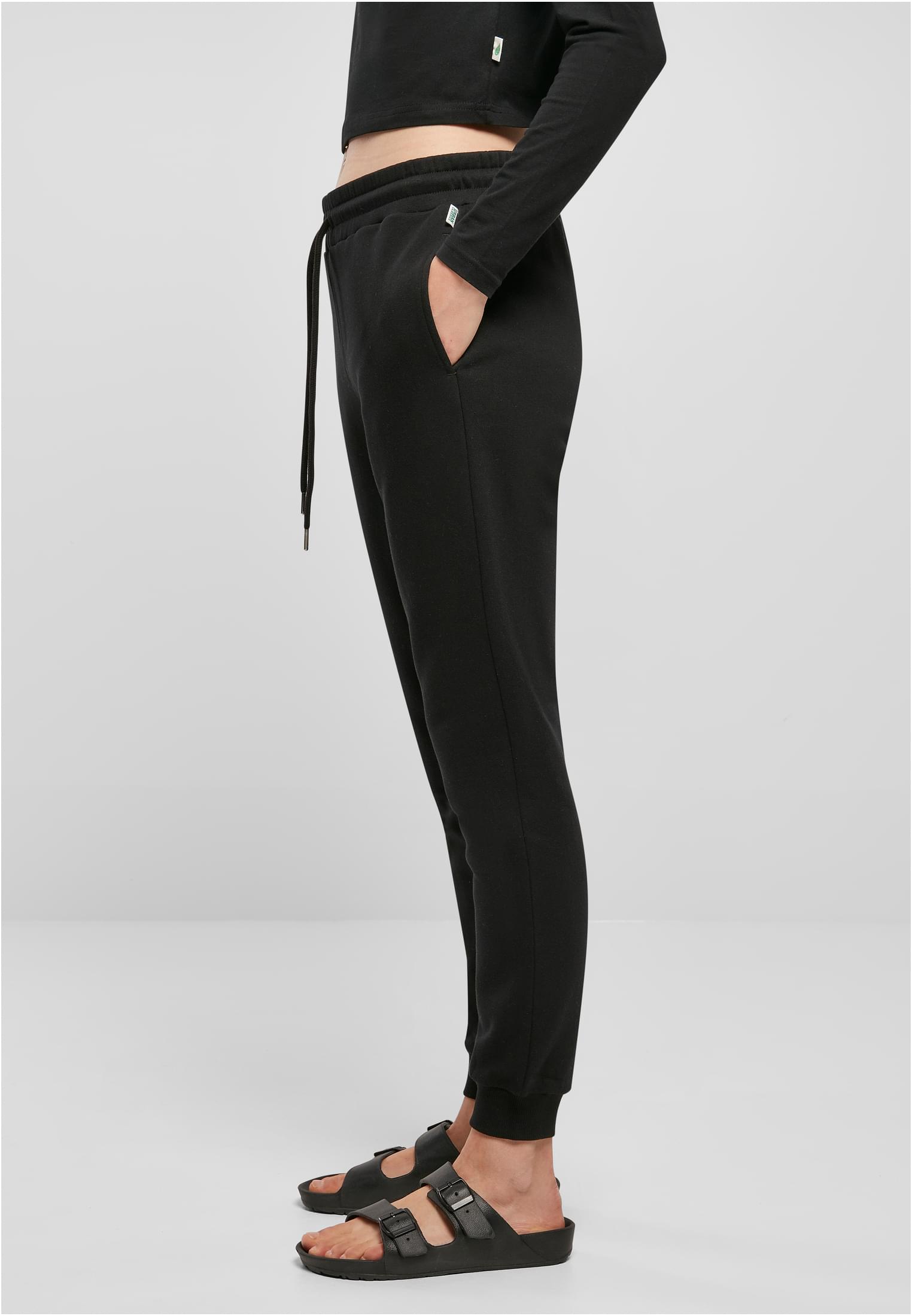 Ladies Organic Slim Sweat Pants | black