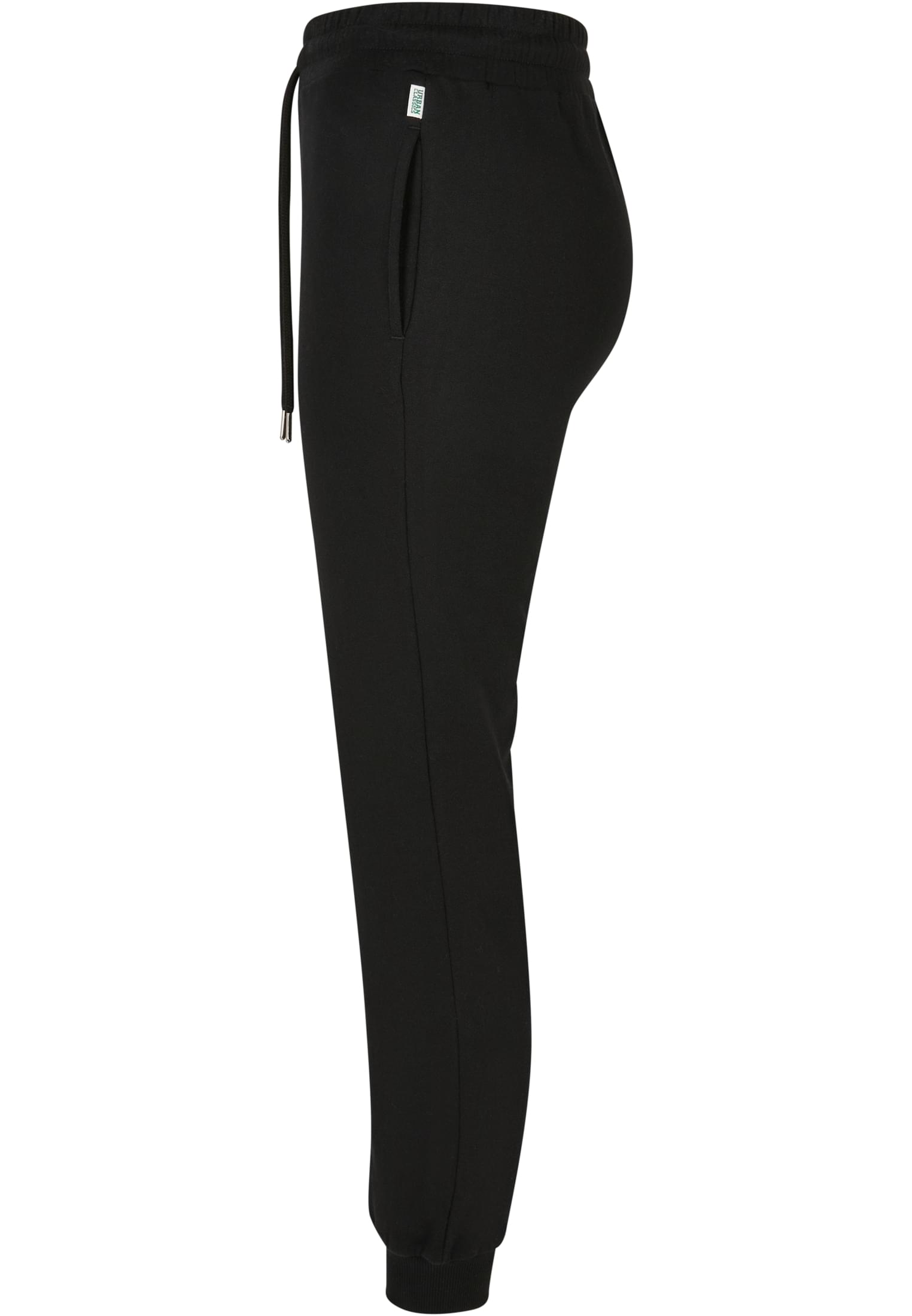 Ladies Organic Slim Sweat Pants | black