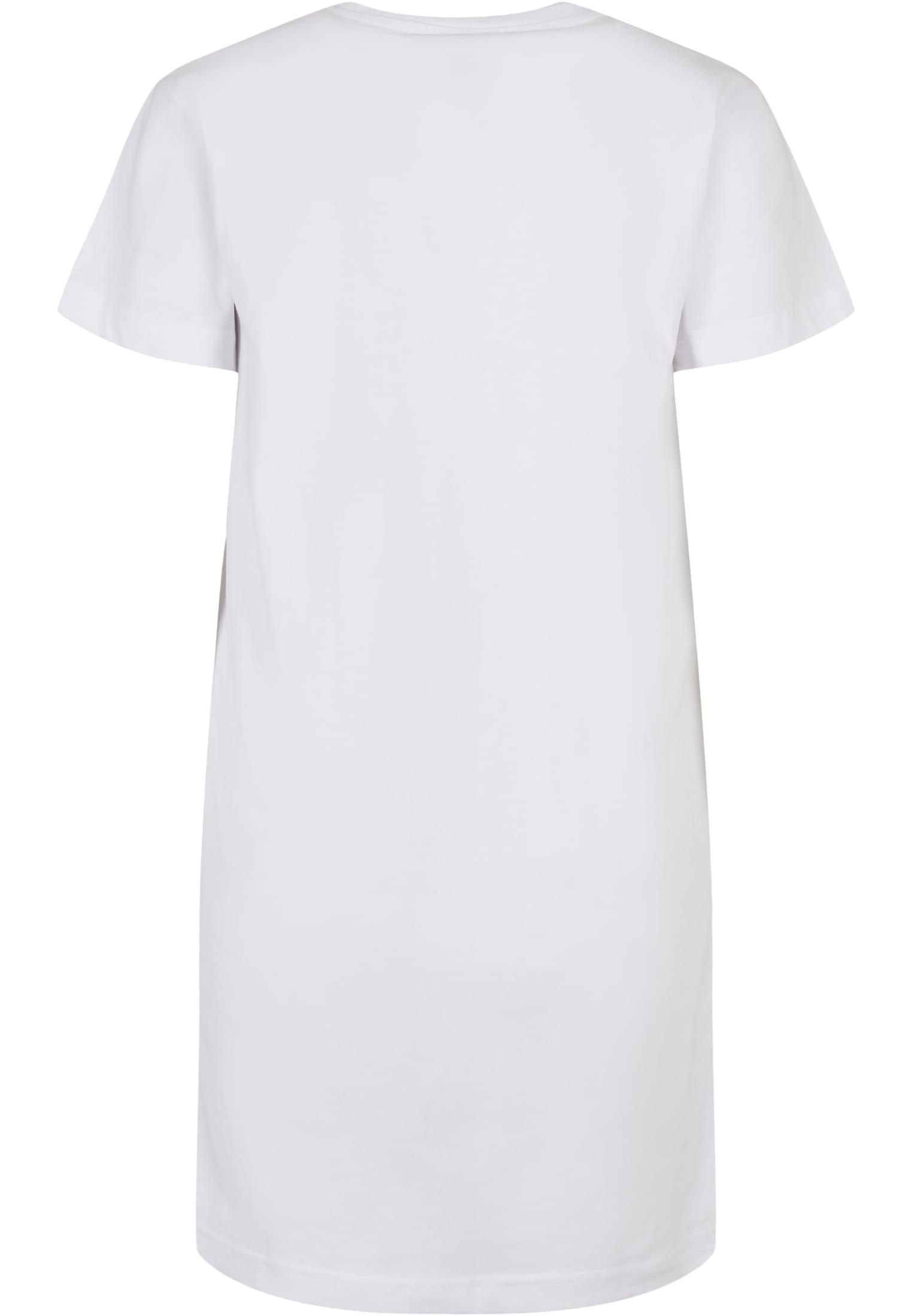 Ladies Recycled Cotton Boxy Tee Dress | white