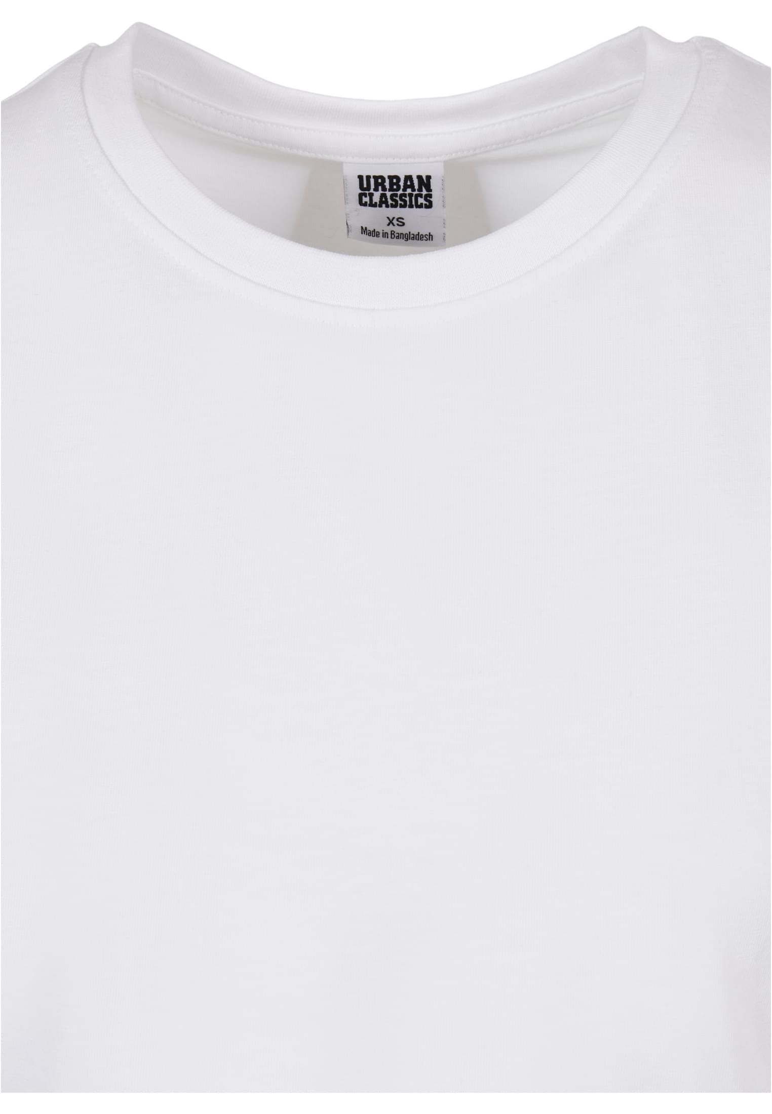 Ladies Recycled Cotton Boxy Tee Dress | white