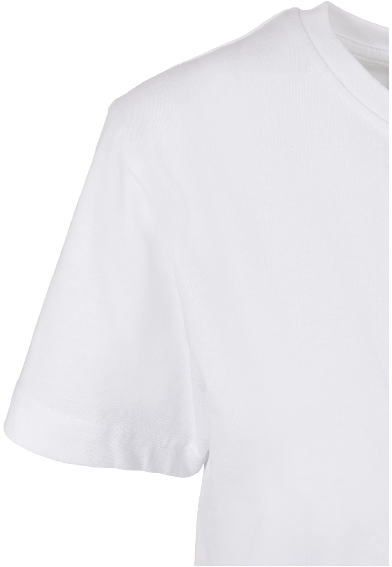 Ladies Recycled Cotton Boxy Tee Dress | white