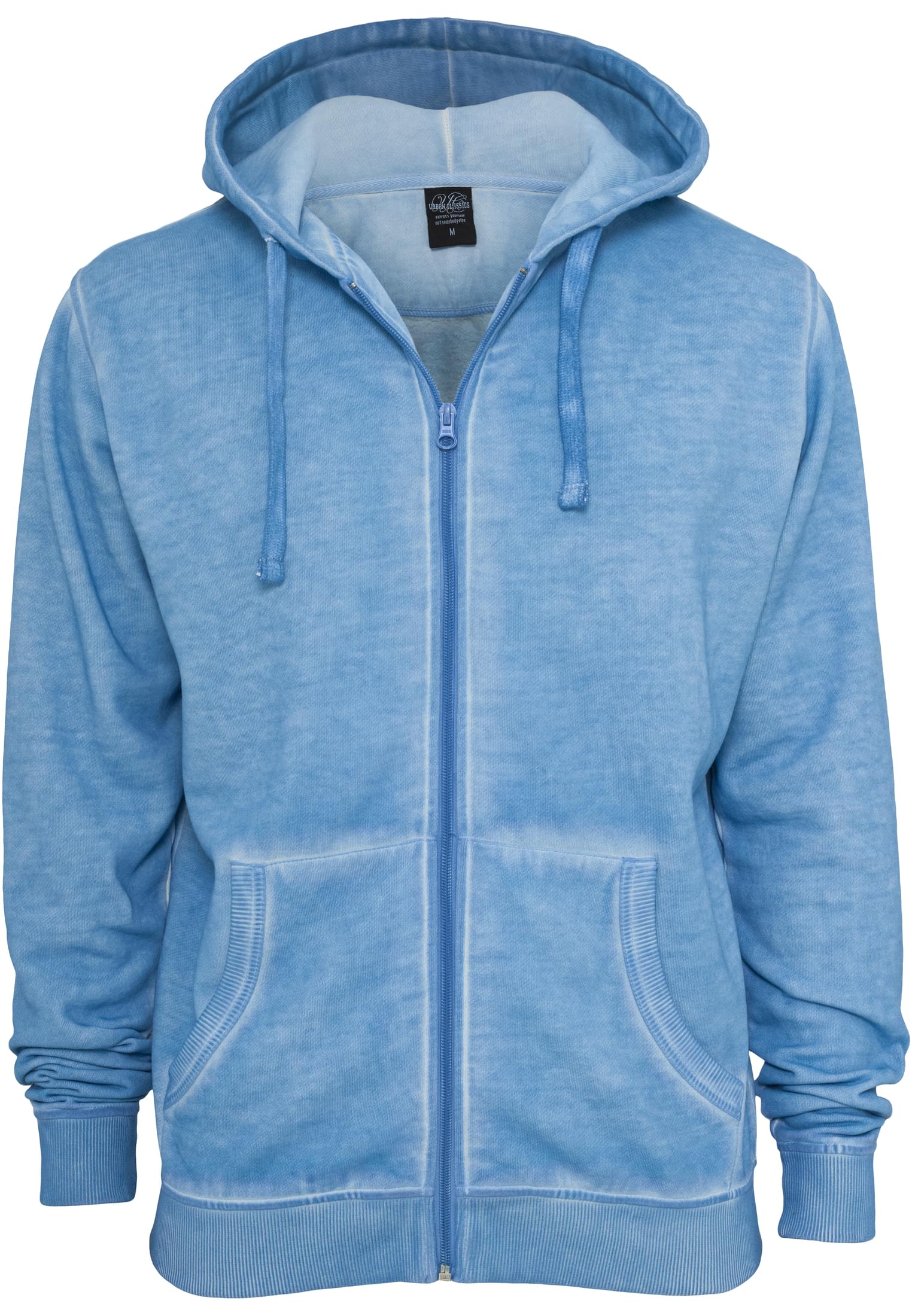 Spray Dye Zip Hoody | skyblue