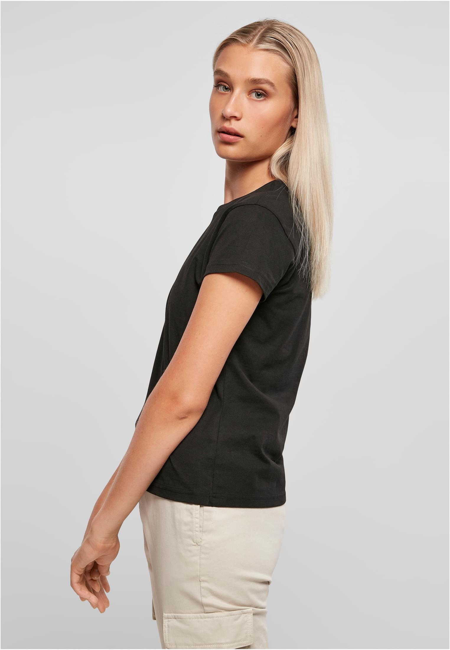 Ladies Recycled Cotton Boxy Tee | black