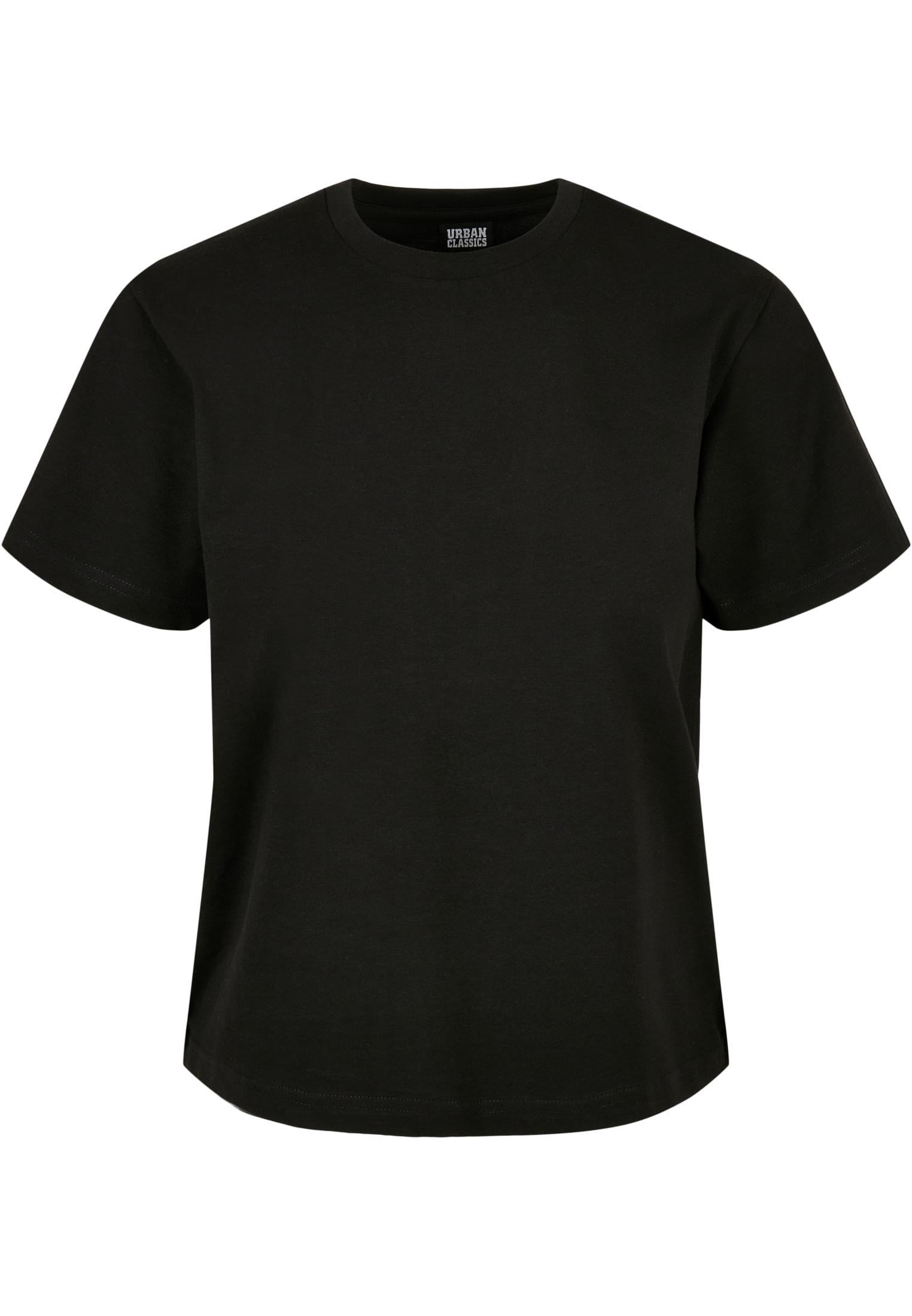 Ladies Recycled Cotton Boxy Tee | black