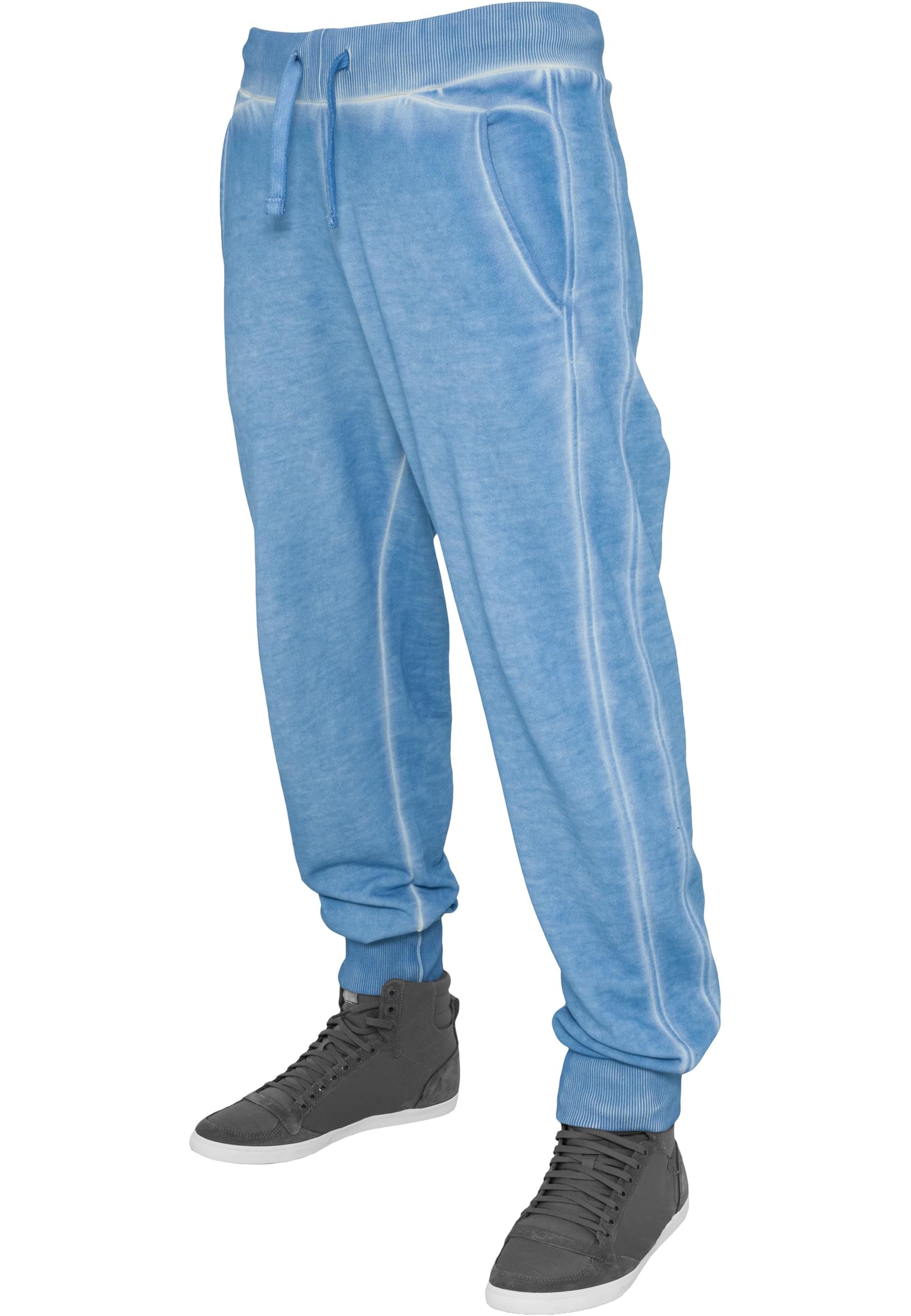 Spray Dye Sweatpants | skyblue