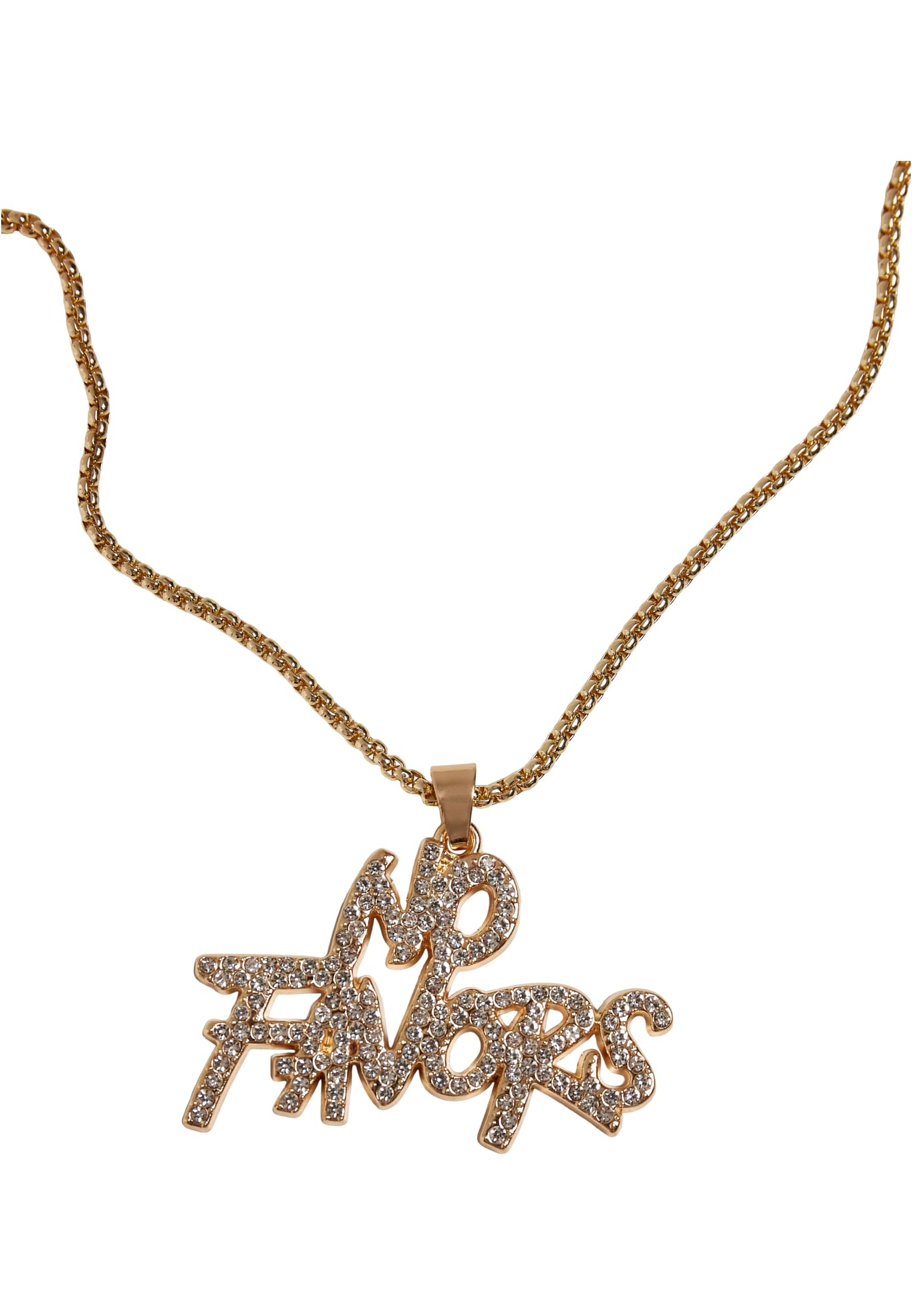 No Favor Necklace | gold