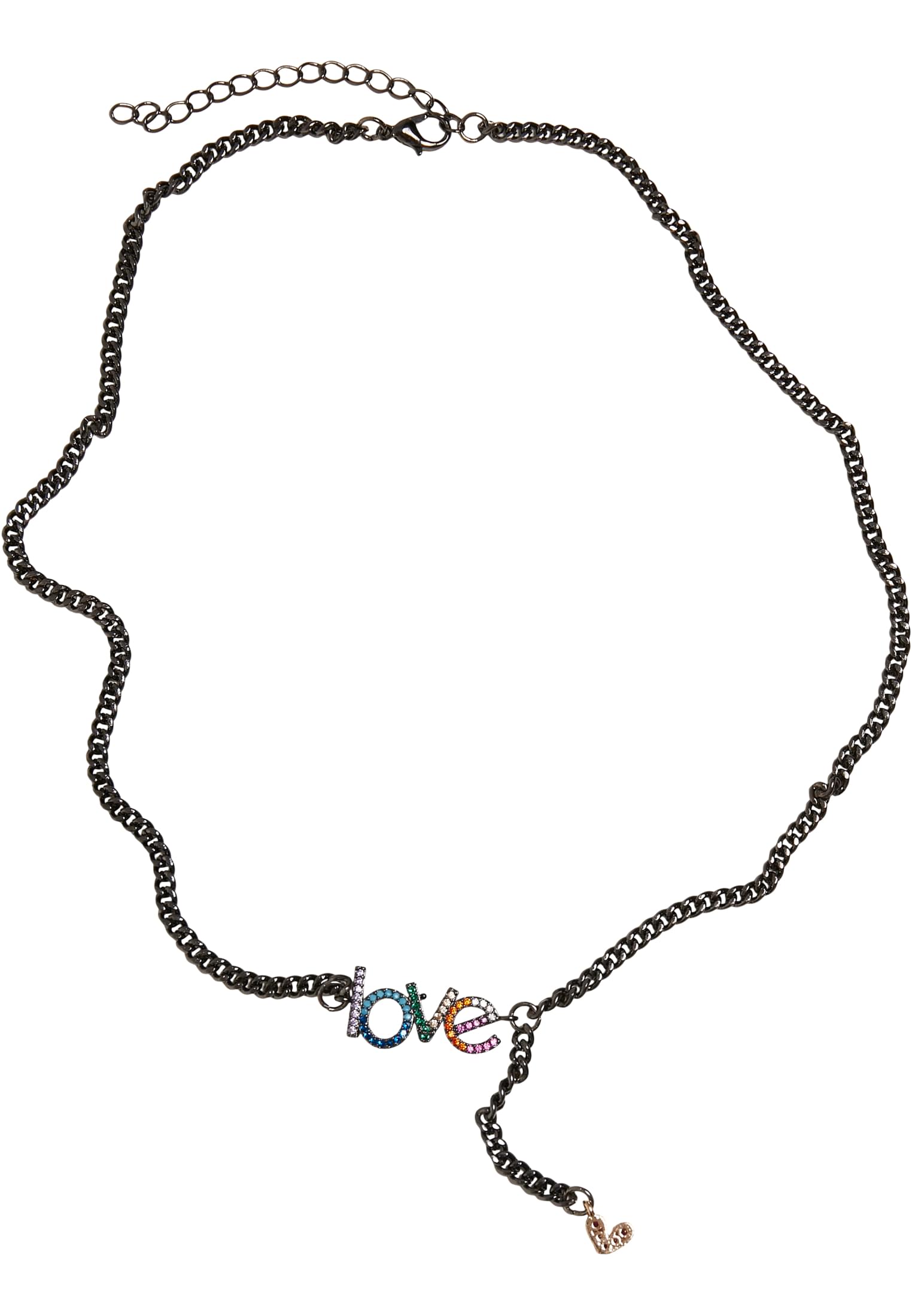 Love Necklace | gunmetal