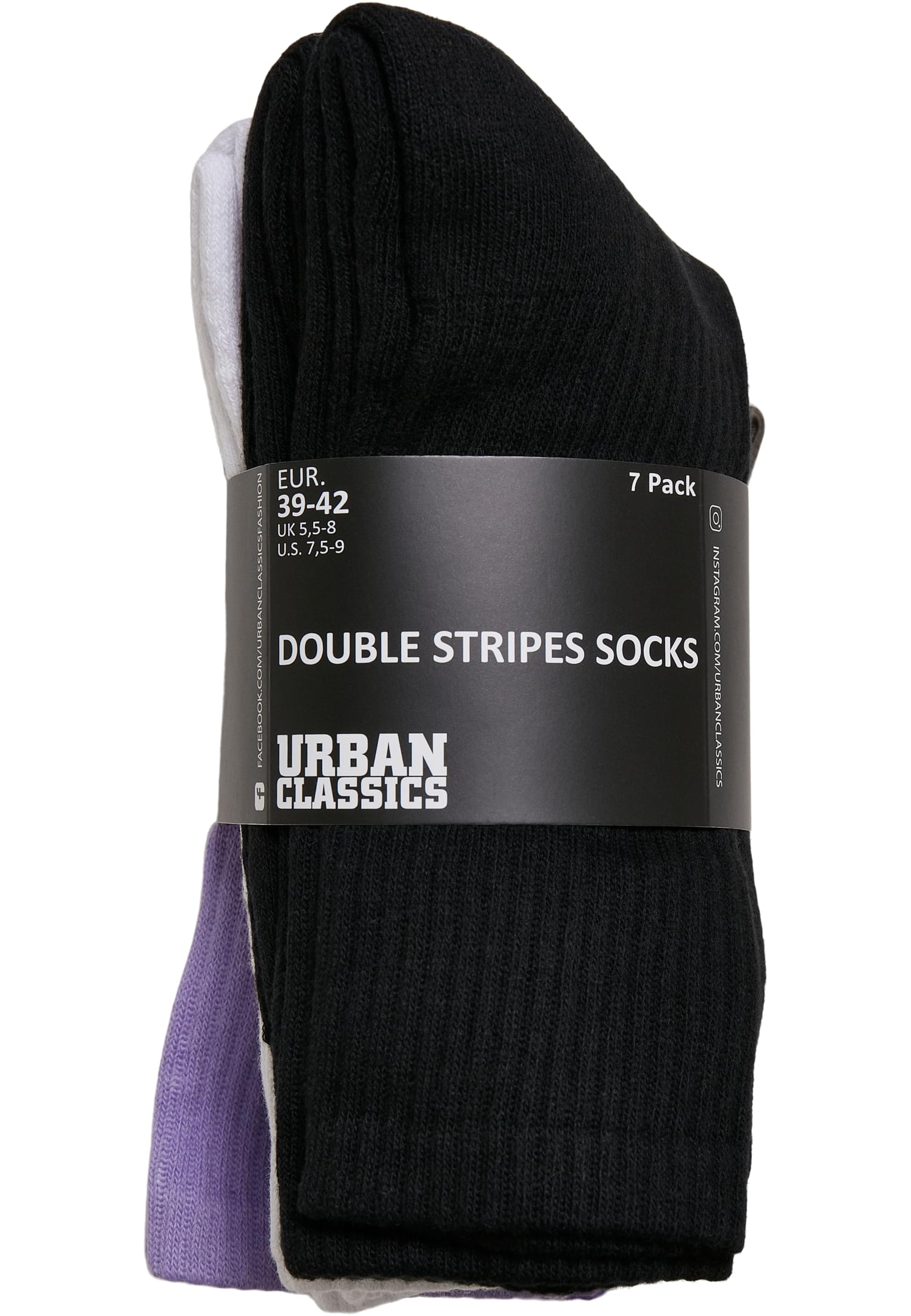 Double Stripes Socks 7-Pack | multicolor