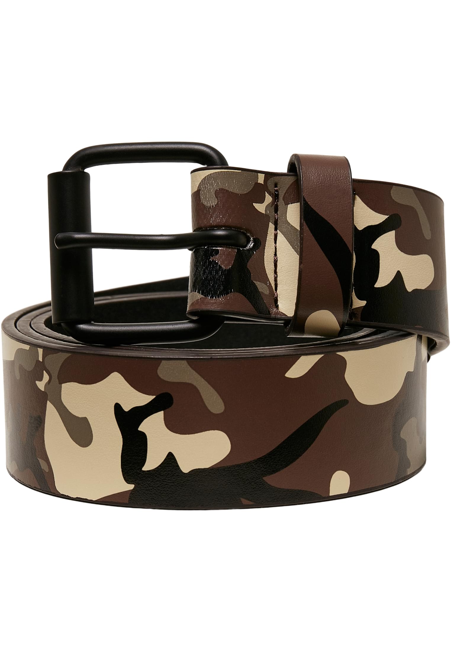 Synthetic Leather Camo Belt | browncamo