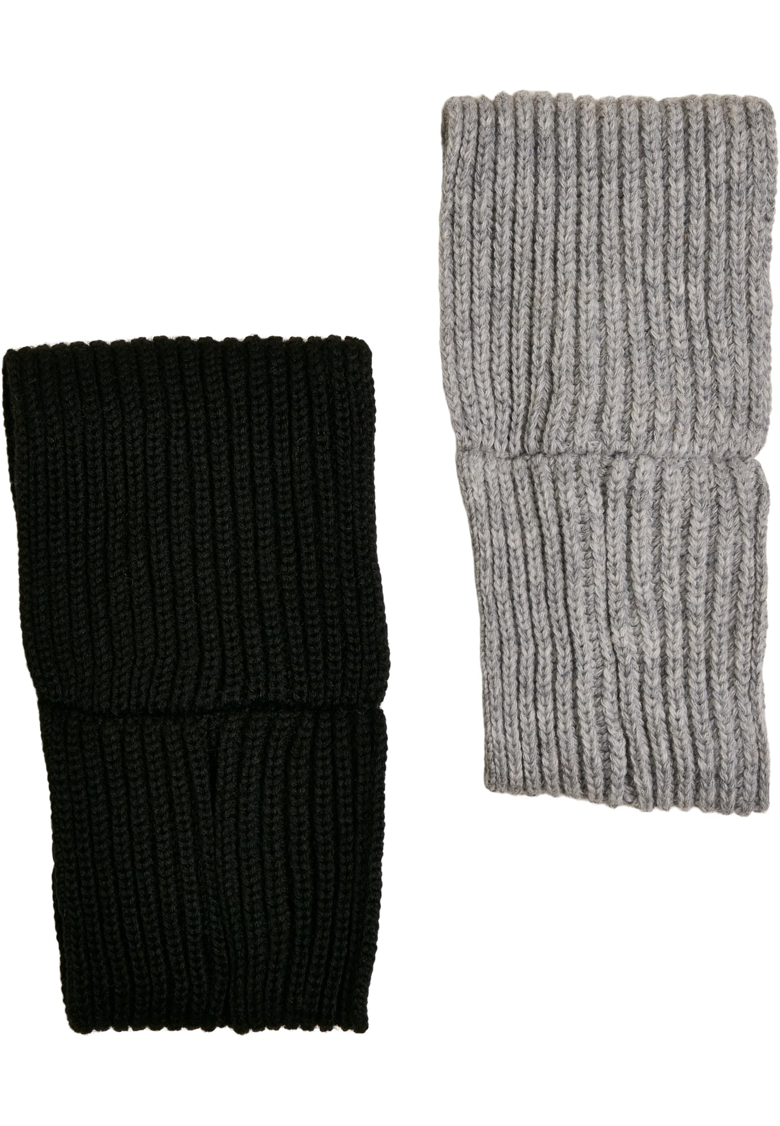 Knitted Headband 2-Pack | black/grey