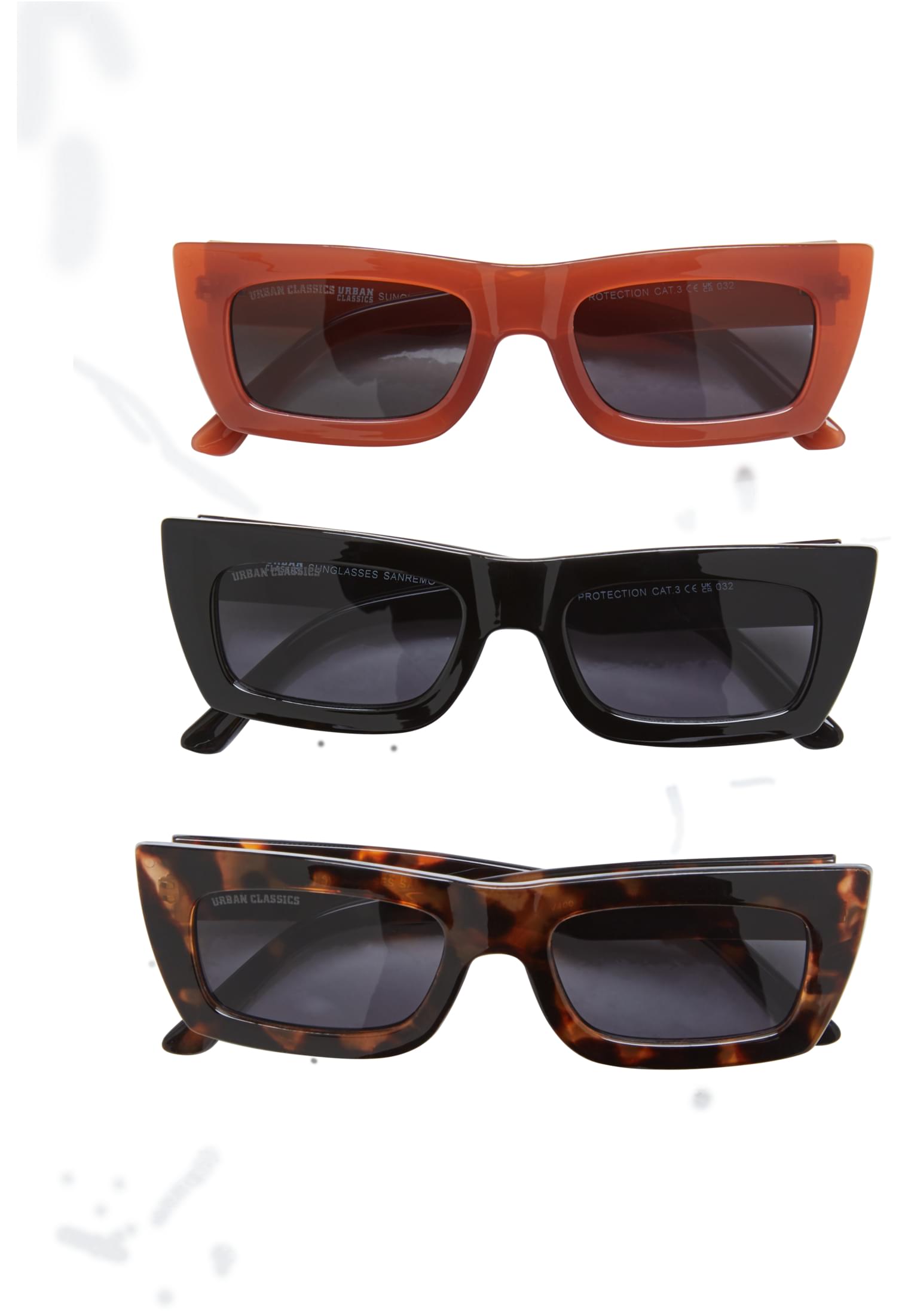 Sunglasses Sanremo 3-Pack | black/red/amber