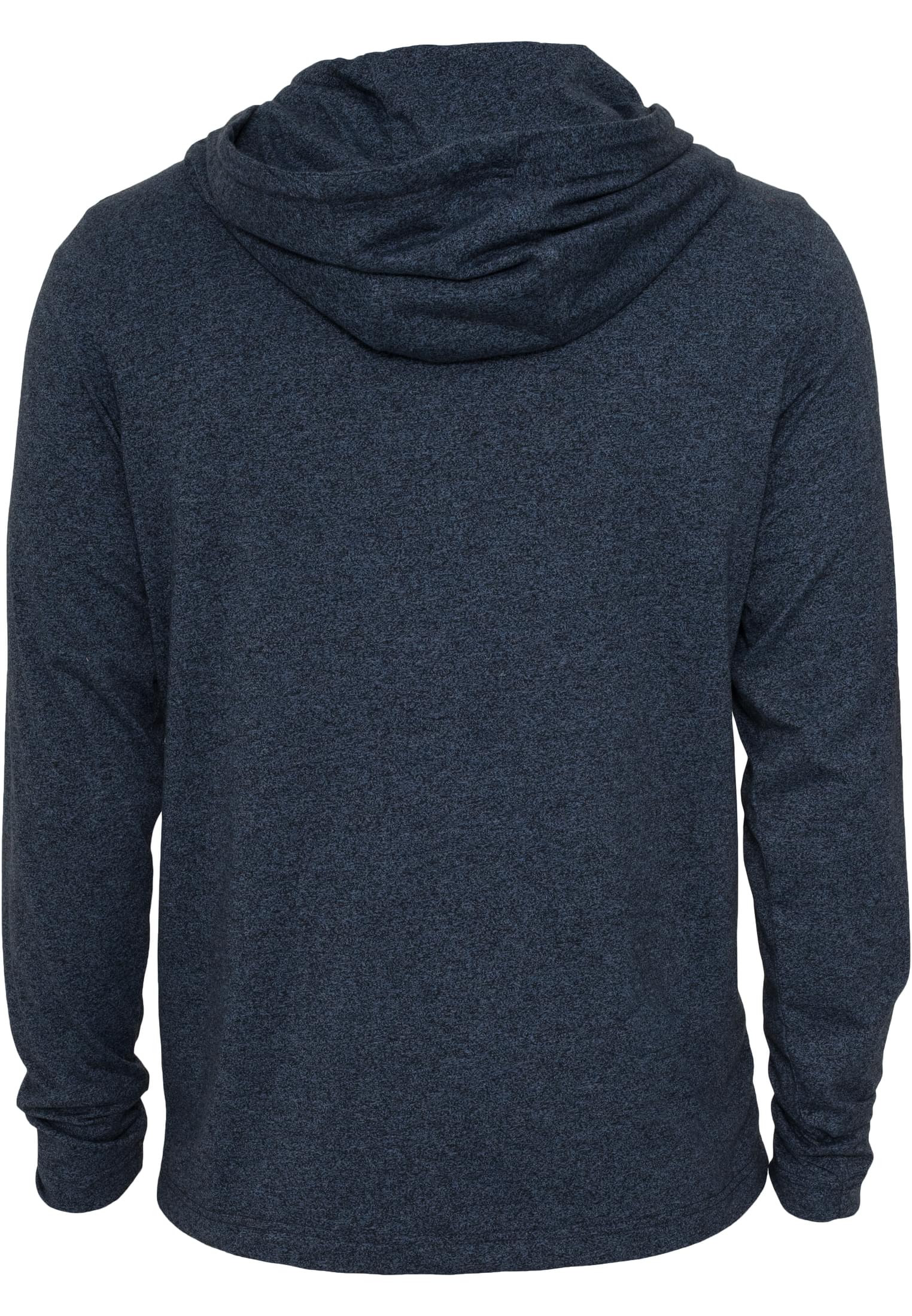 Melange Jersey Hoody | blk/blue