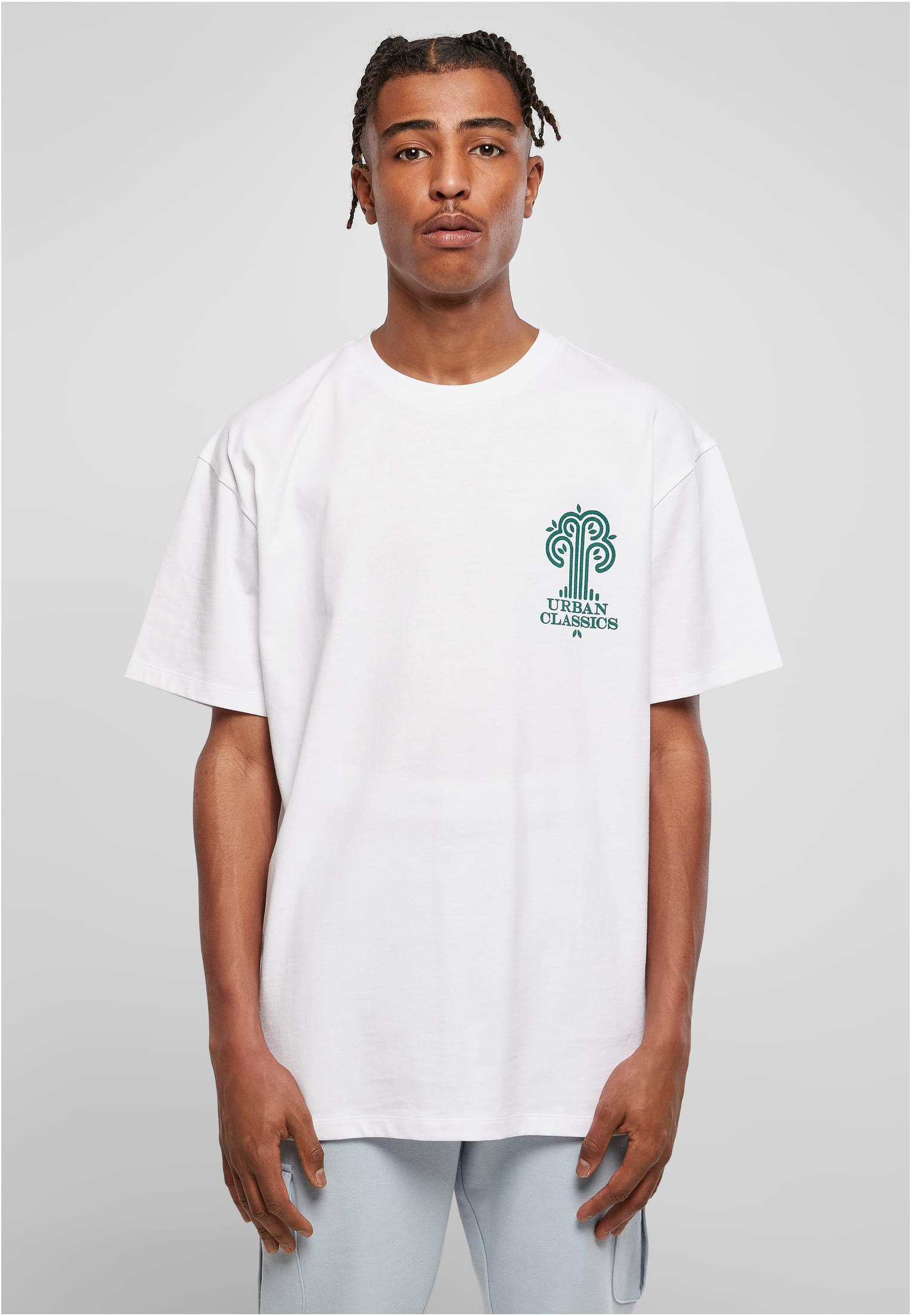 Organic Tree Logo Tee | white